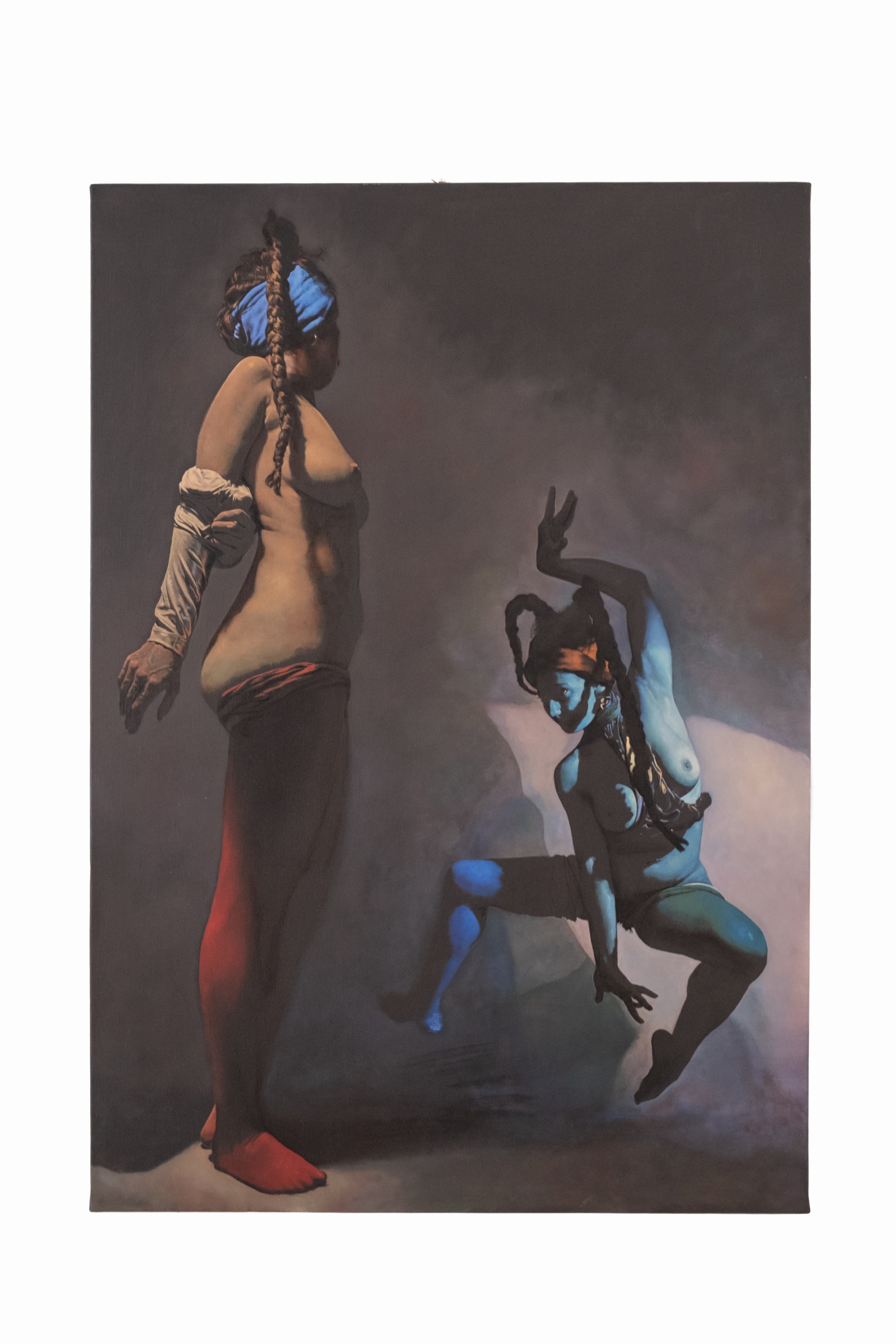 Tentation II, 2021, Oil on canvas, 116 X 81 cm