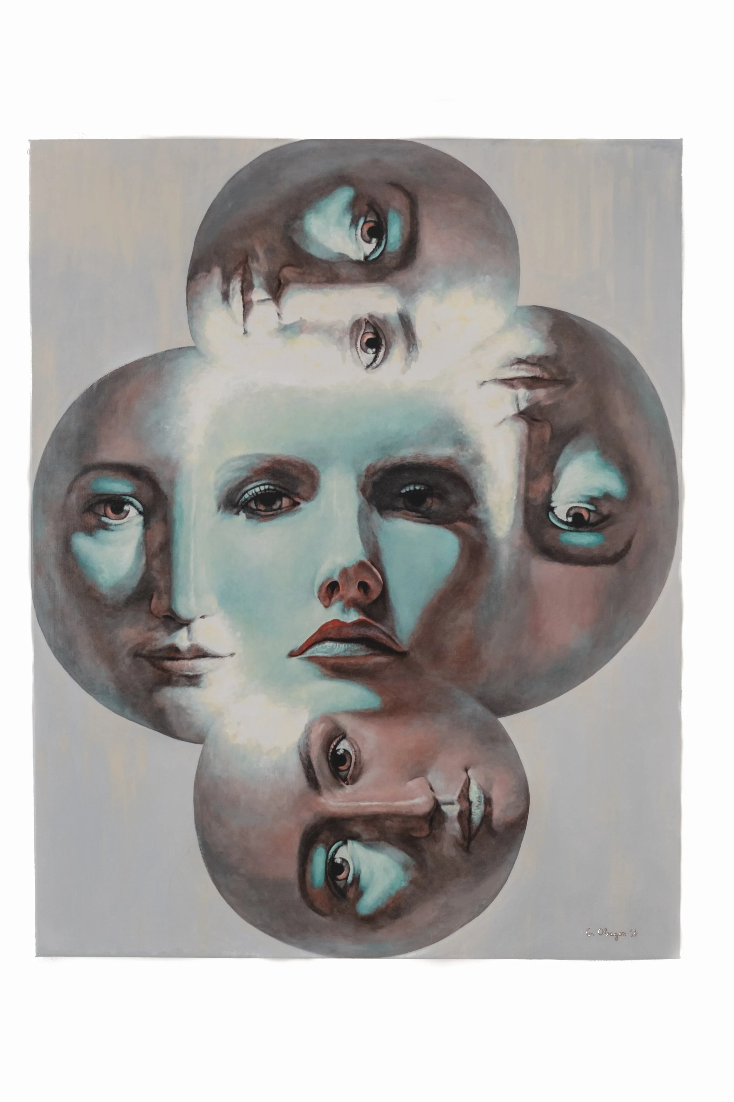 Hypnos-e, 2014, Acrylic on canvas, 92 X 73 cm