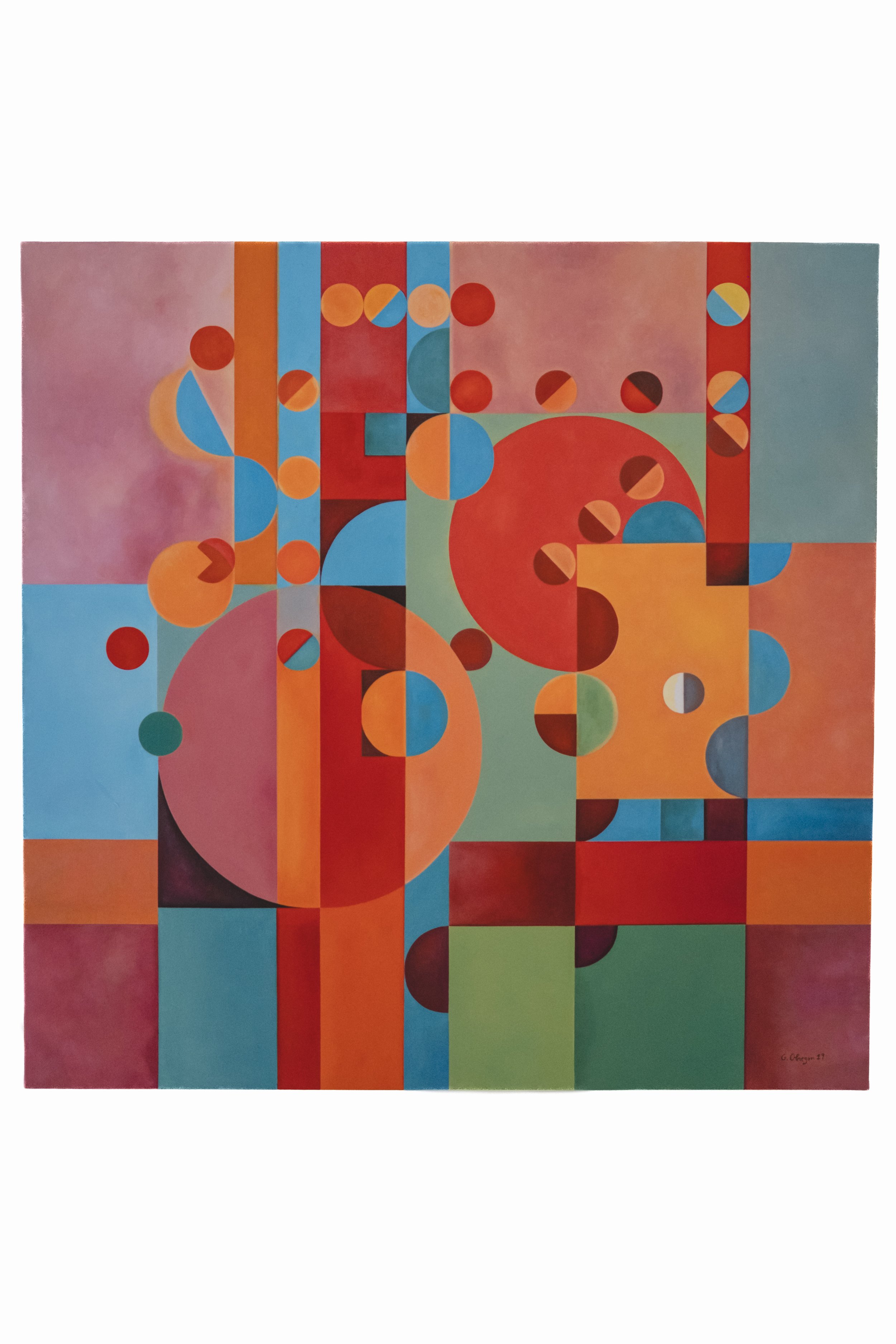 Symphonie I, 2019, Oil on canvas, 116 X 89 cm