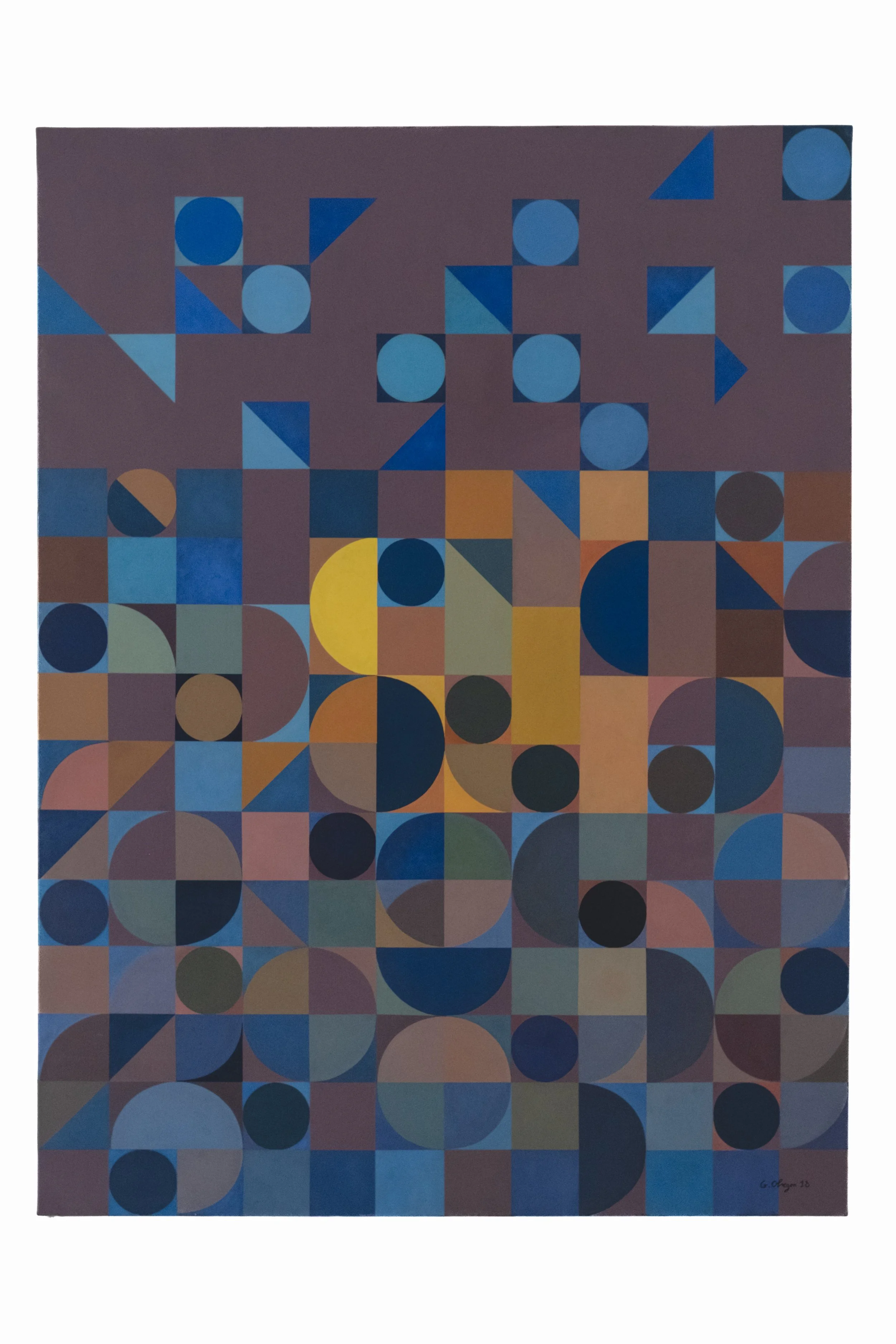 Eclaircie I, 2018, Oil on canvas, 130 X 97 cm