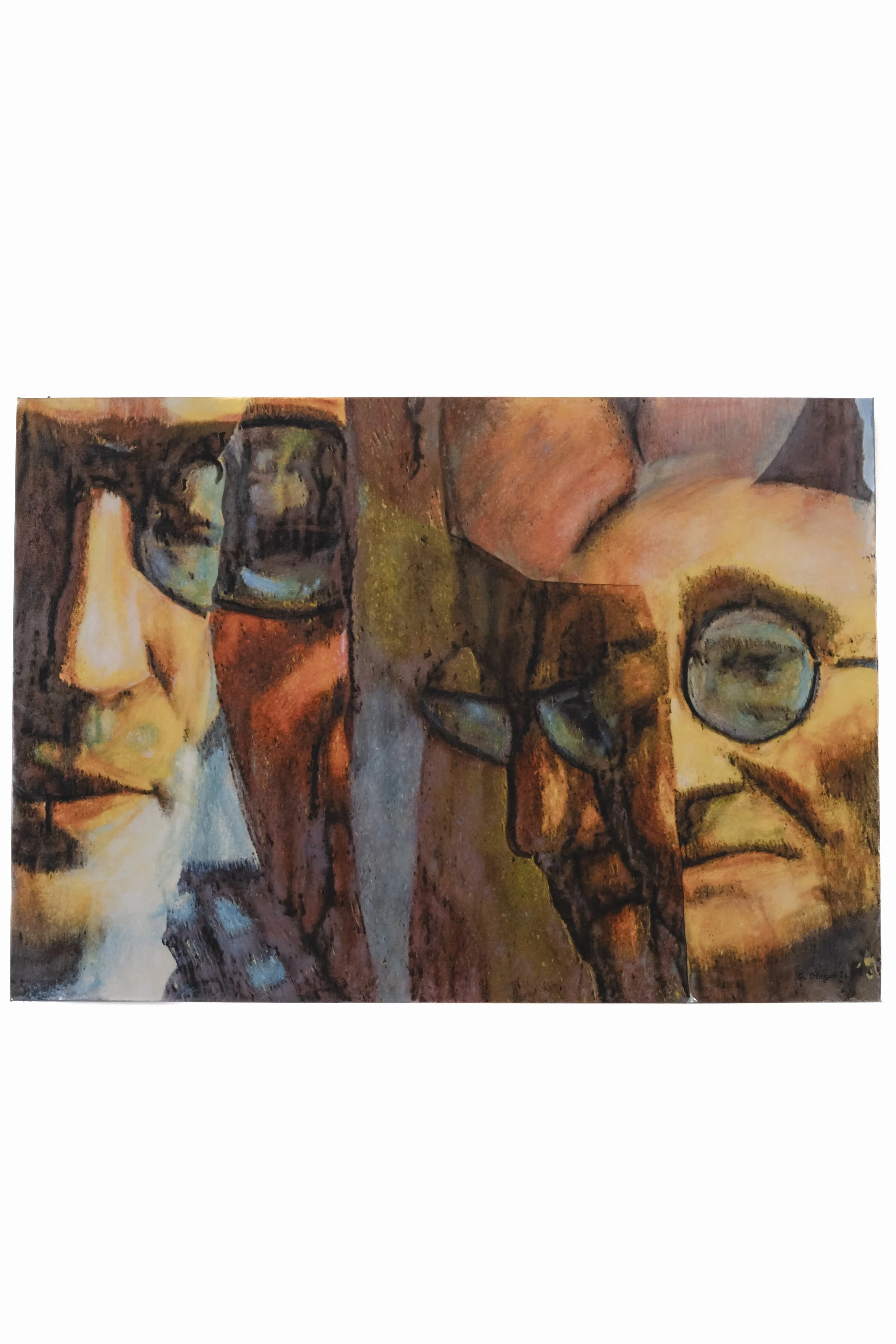 Reflexions, 2014, Acrylic on canvas, 81 X 116 cm