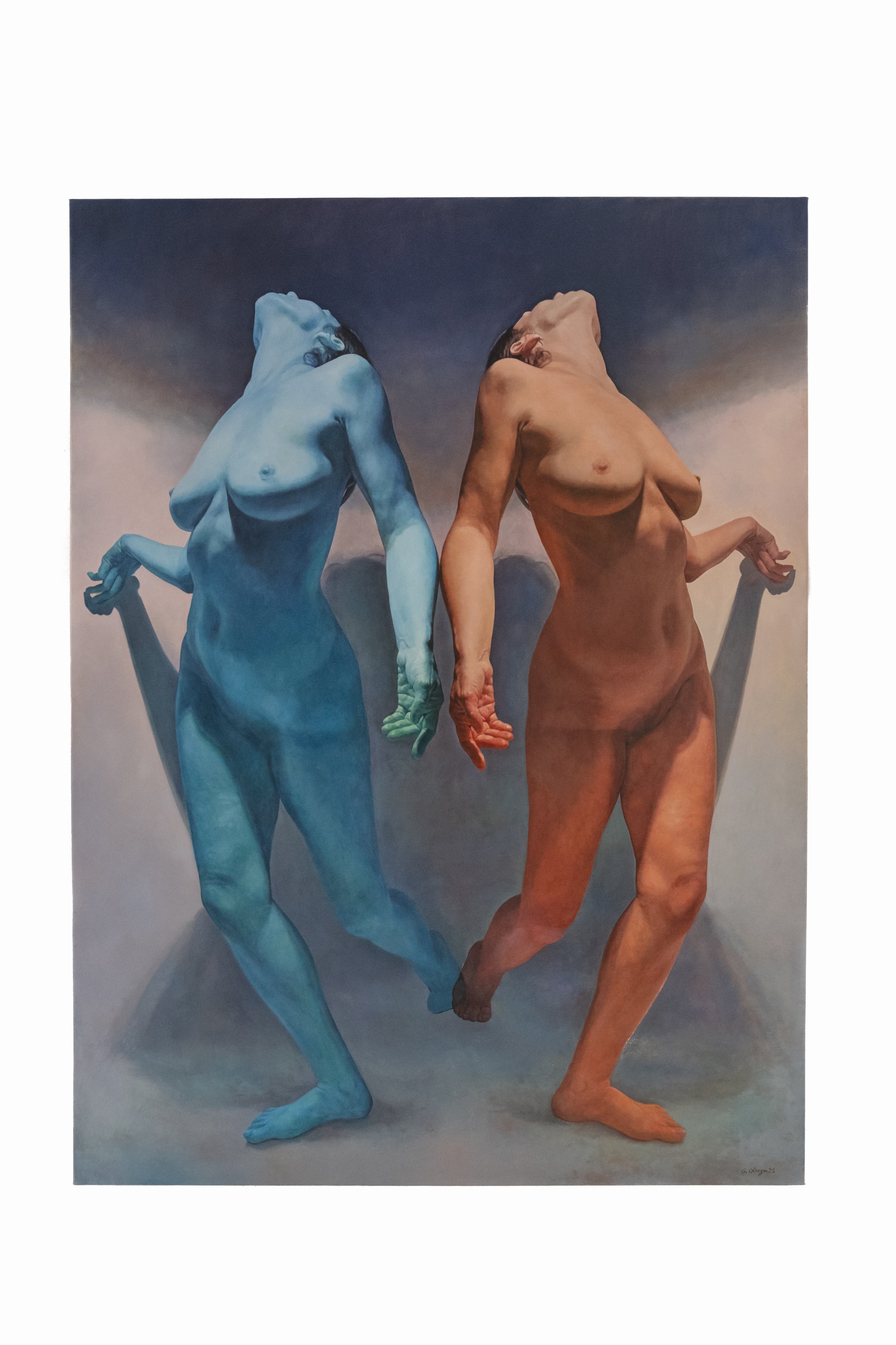 Gémellité, II 2021, Oil on canvas, 130 X 97 cm