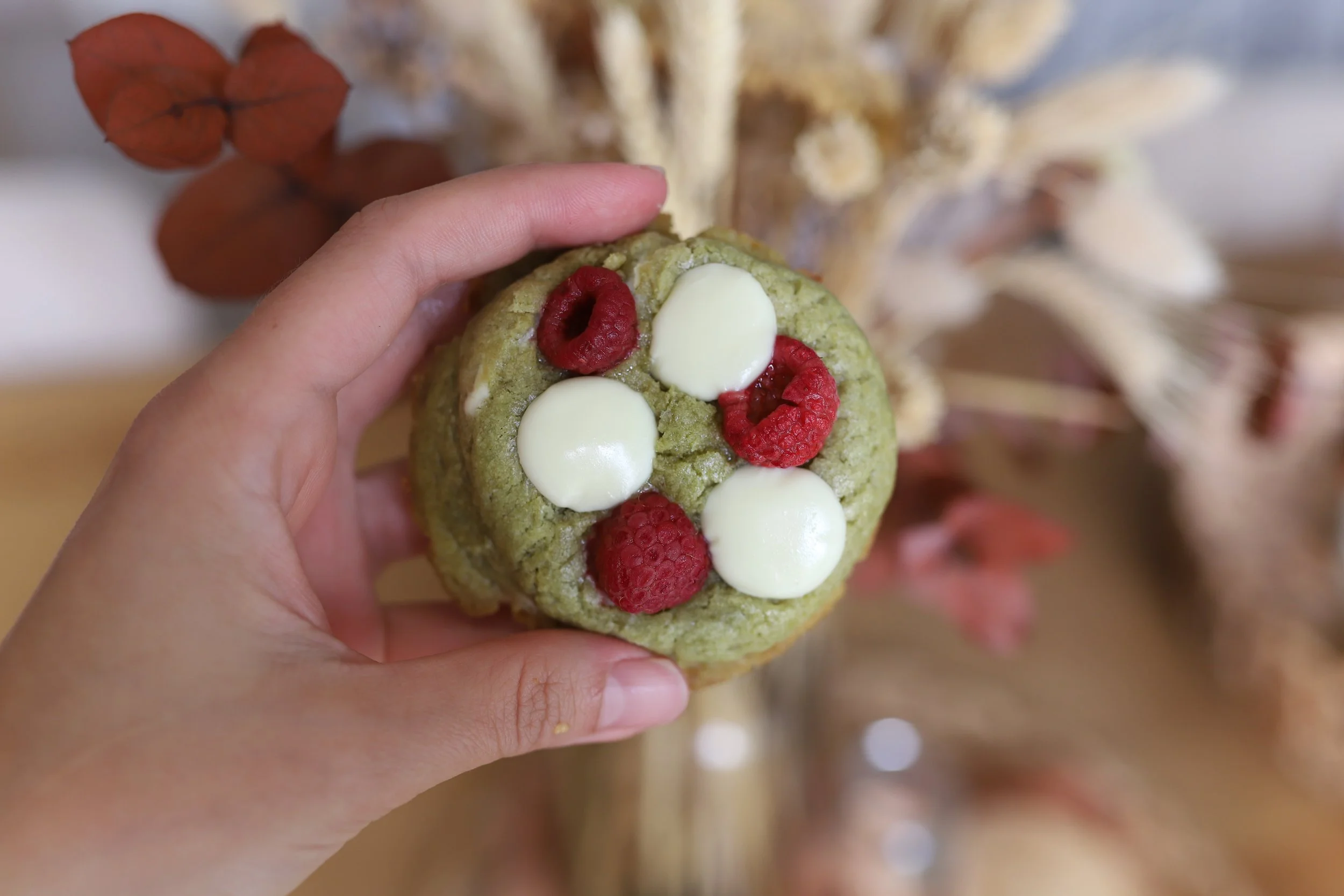 COOKIE MATCHA & FRAMBOISES