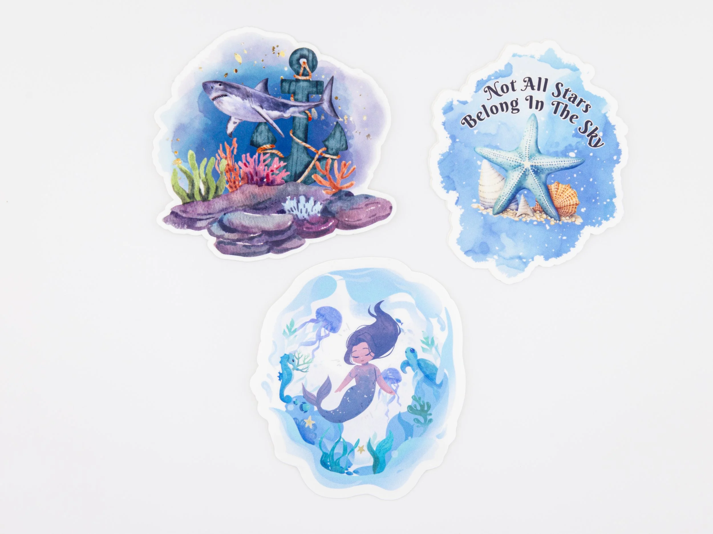 Gentle Tides Stickers