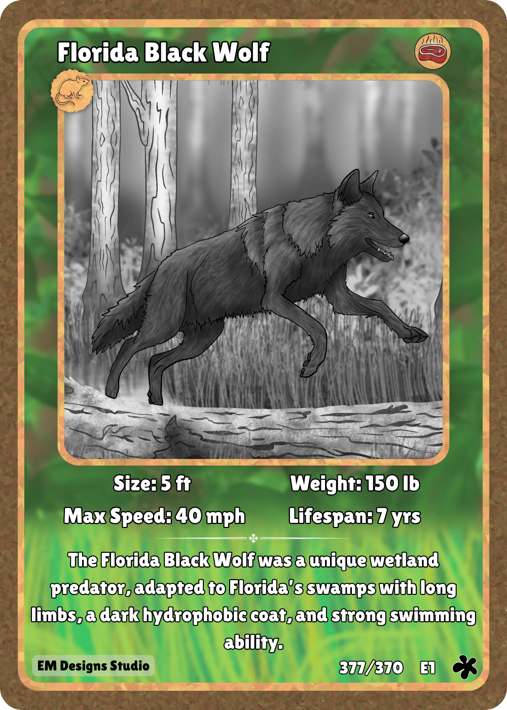 Florida Black Wolf BW.png