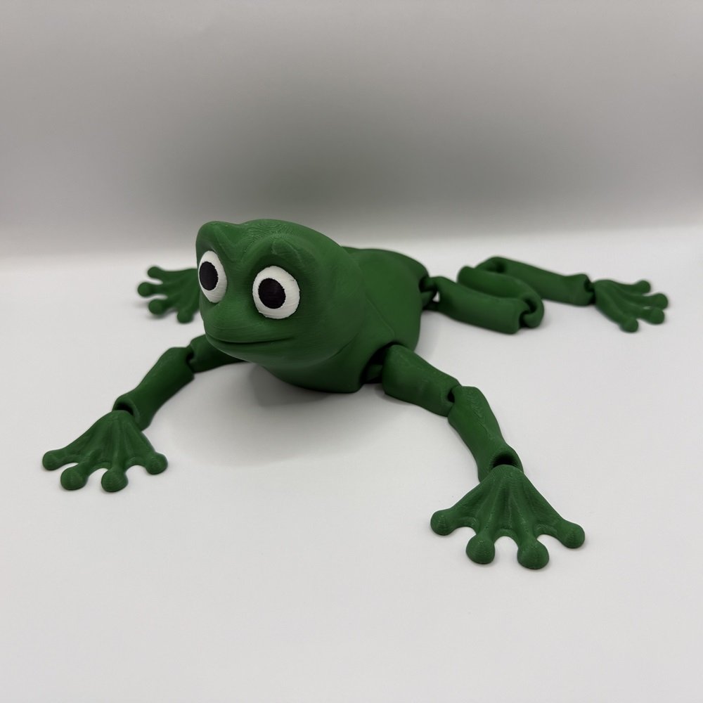 3D Tisk - artikulovatelná žába