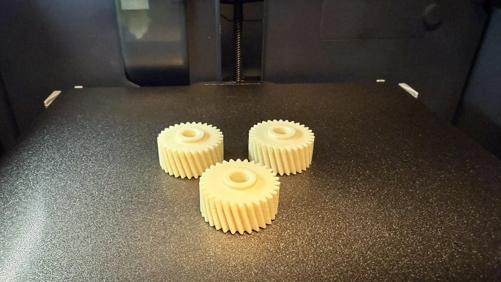 3D Tisk - ozubená kola z nylonu