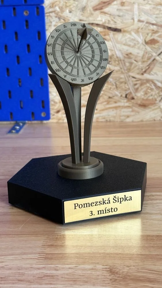 3D Tisk poháru pro šipkařský turnaj
