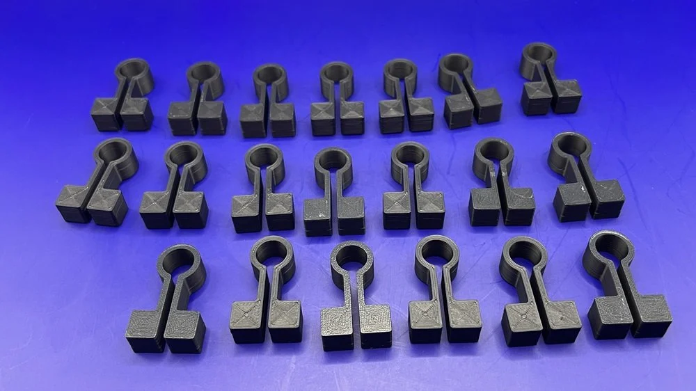 3D Tisk - očka na uchycení sítě do branky