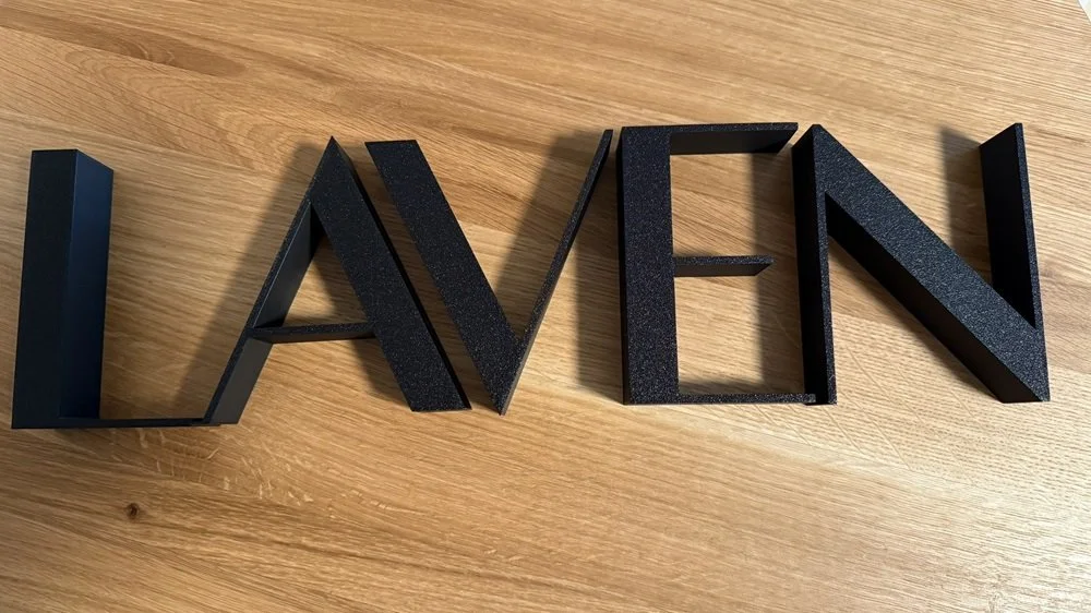 3D Tisk - 3D nápis na prodejnu