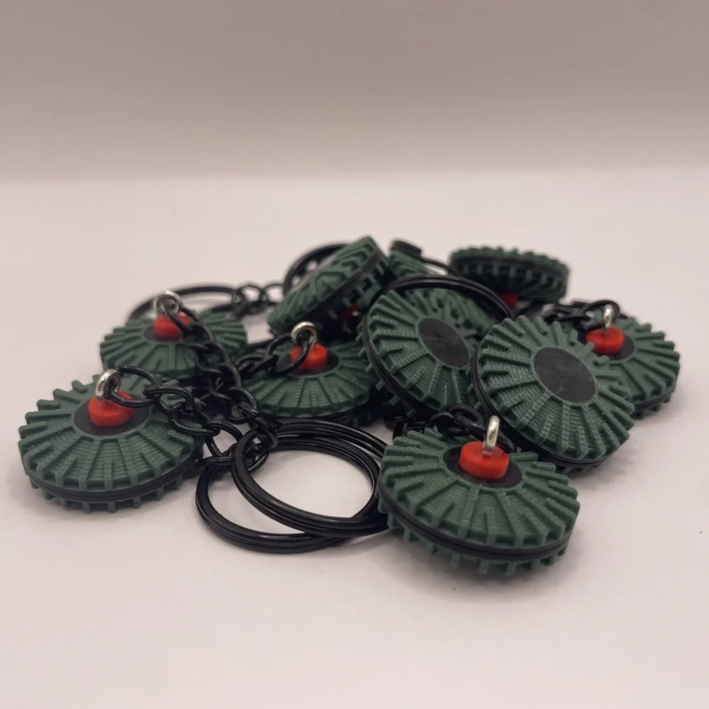 3D Tisk - klíčenka ve tvaru miny