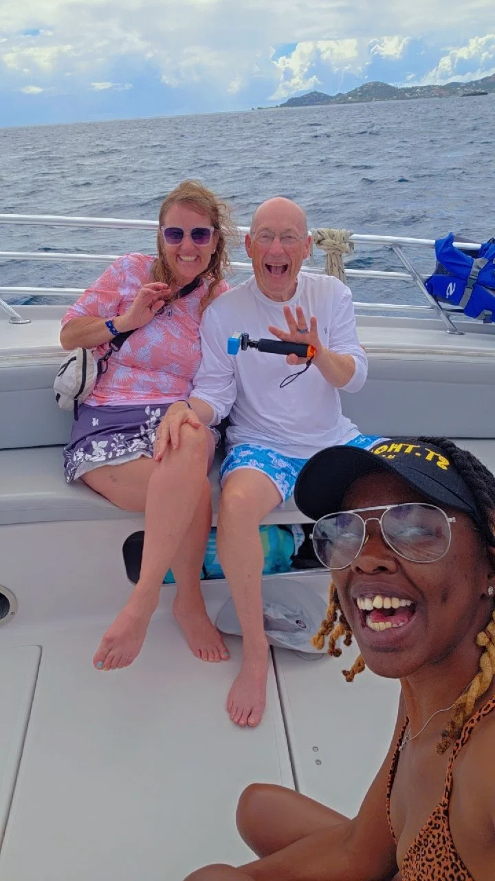 After saying "I Do " they said let's go parasailing!