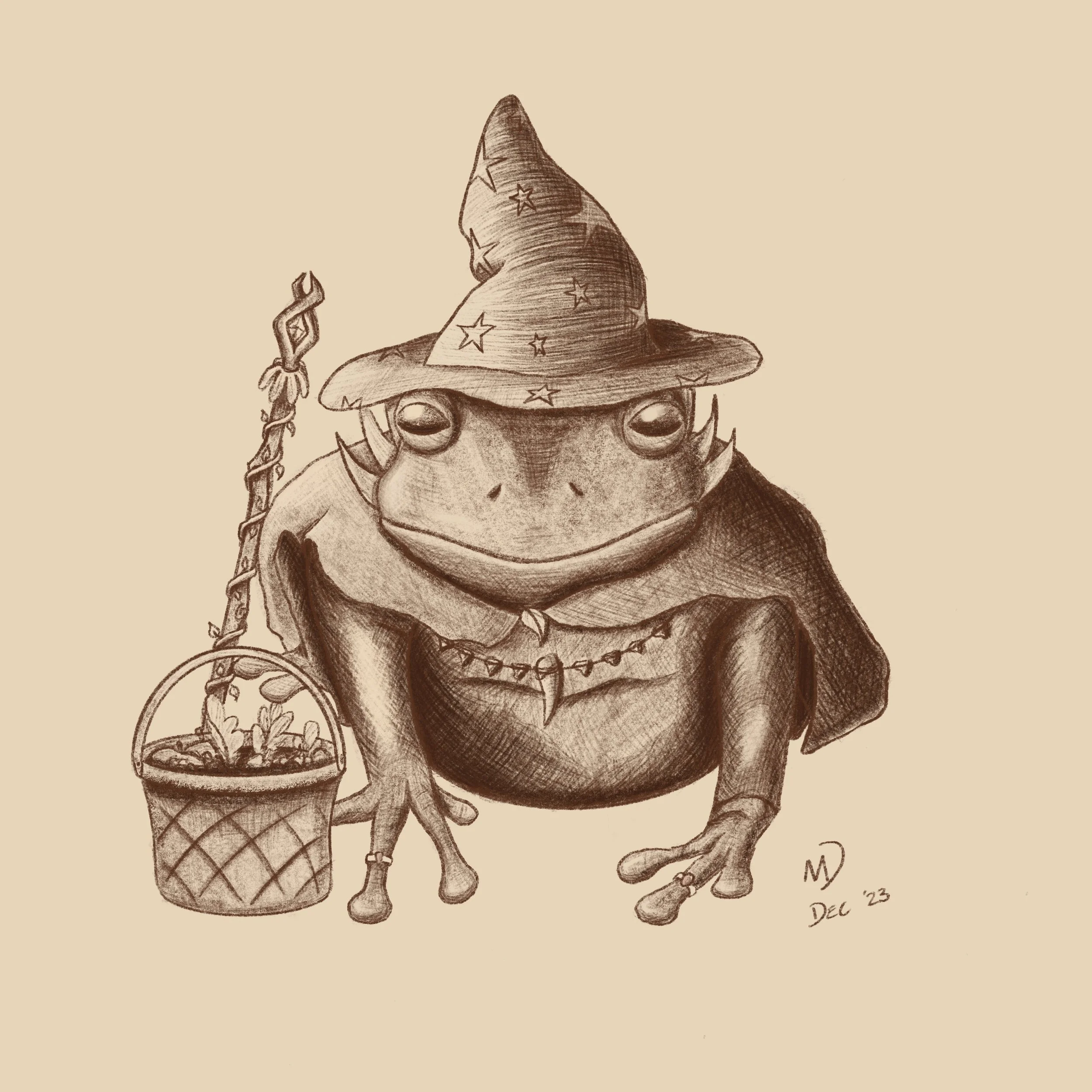 Wizard Frog - Digital