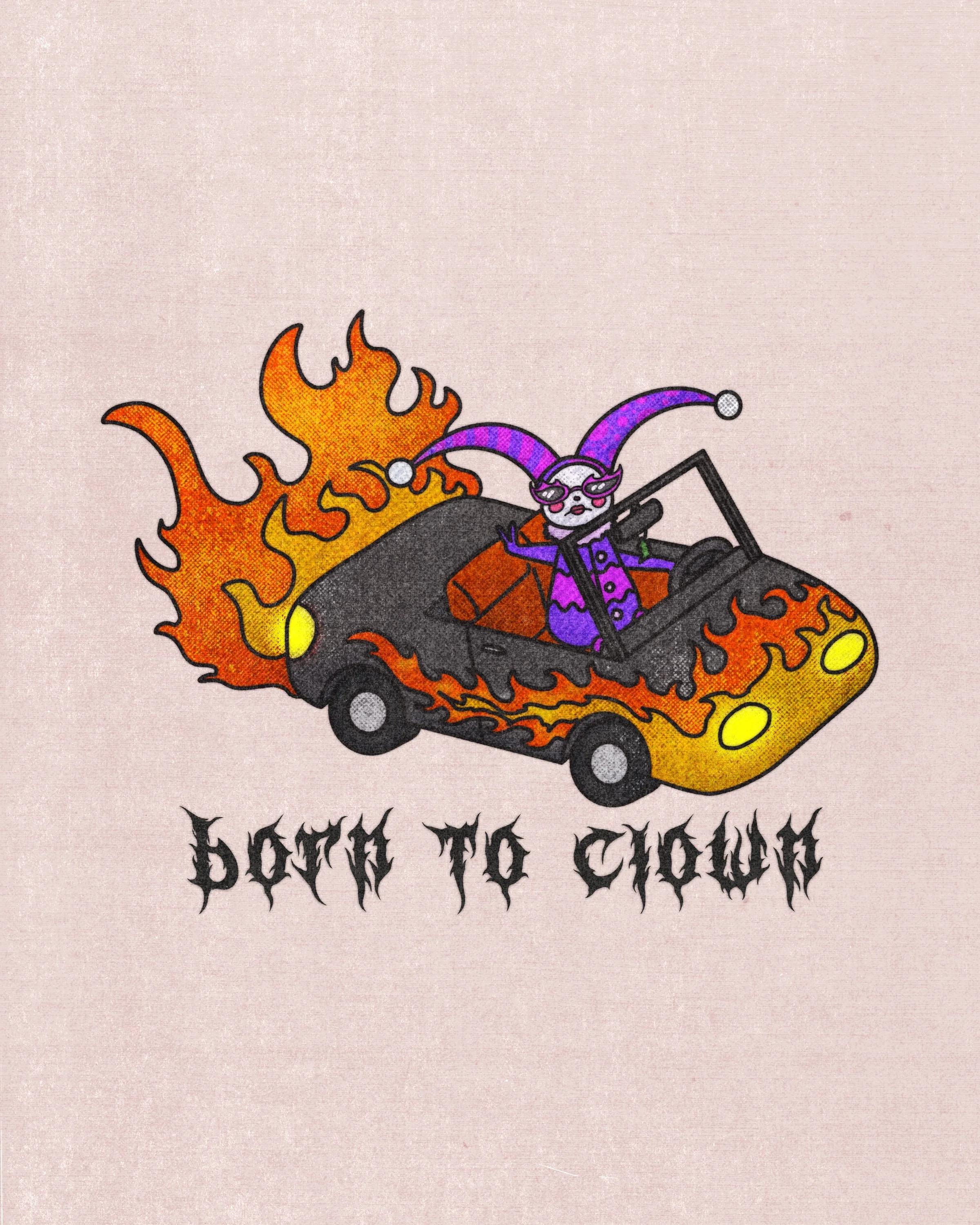 born to clown.JPG