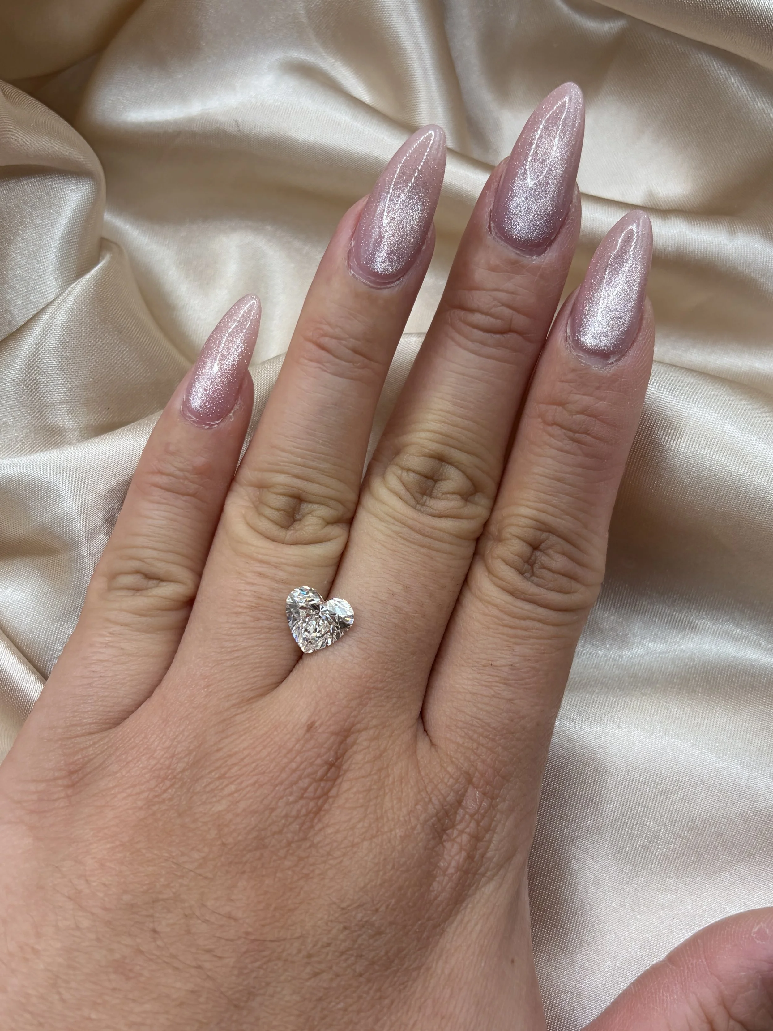 3 Carat Heart G/VS1 Diamond