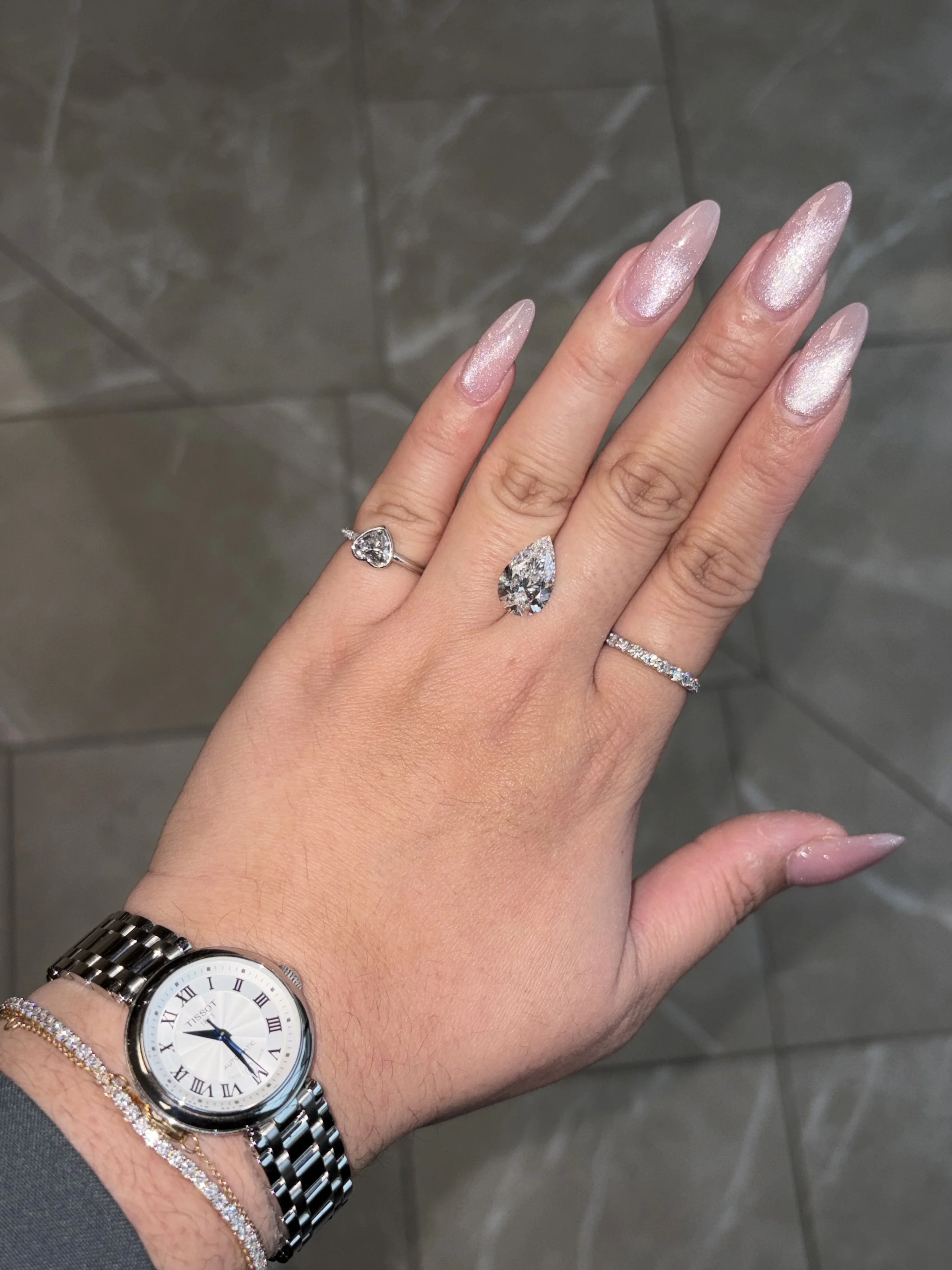 5 Carat Pear Diamond E/VS1