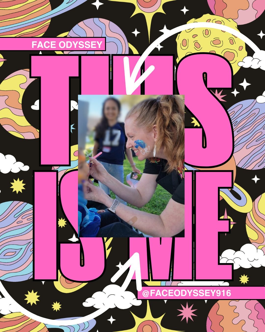 Hi, I&rsquo;m Mallory!
Party artist, glitter enthusiast, and the hands behind Face Odyssey.

This little business came from seeking more joy after motherhood brought my creativity center stage. Now it&rsquo;s overflowing in the best way, so I&rsquo;m