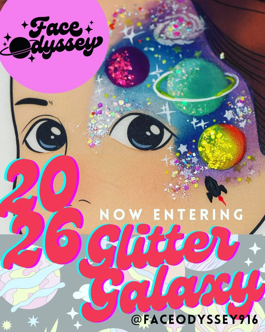 2026: now entering the Glitter Galaxy!

Face Odyssey is built on the belief that joy is worth celebrating- loudly, colorfully, and without waiting for a special reason.

This year, we&rsquo;re leaning into creativity, connection, and moments that fee