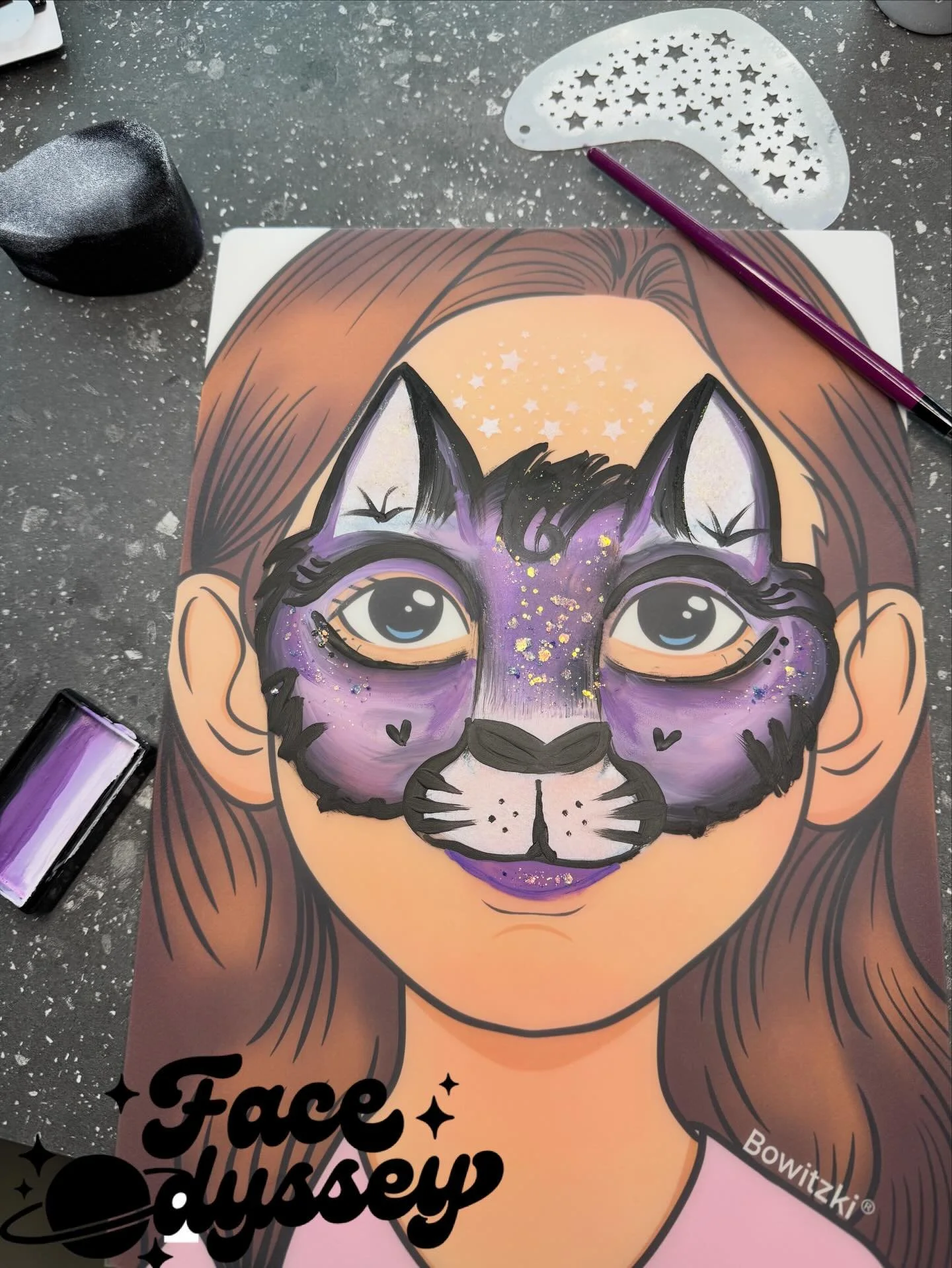 Started as a light hearted hobby but very quickly escalated&hellip; a business, a new workspace, and a major commitment to accepting glitter into my life. Face painting is a joyful way to connect and pumps such positive energy into any event! Let me 