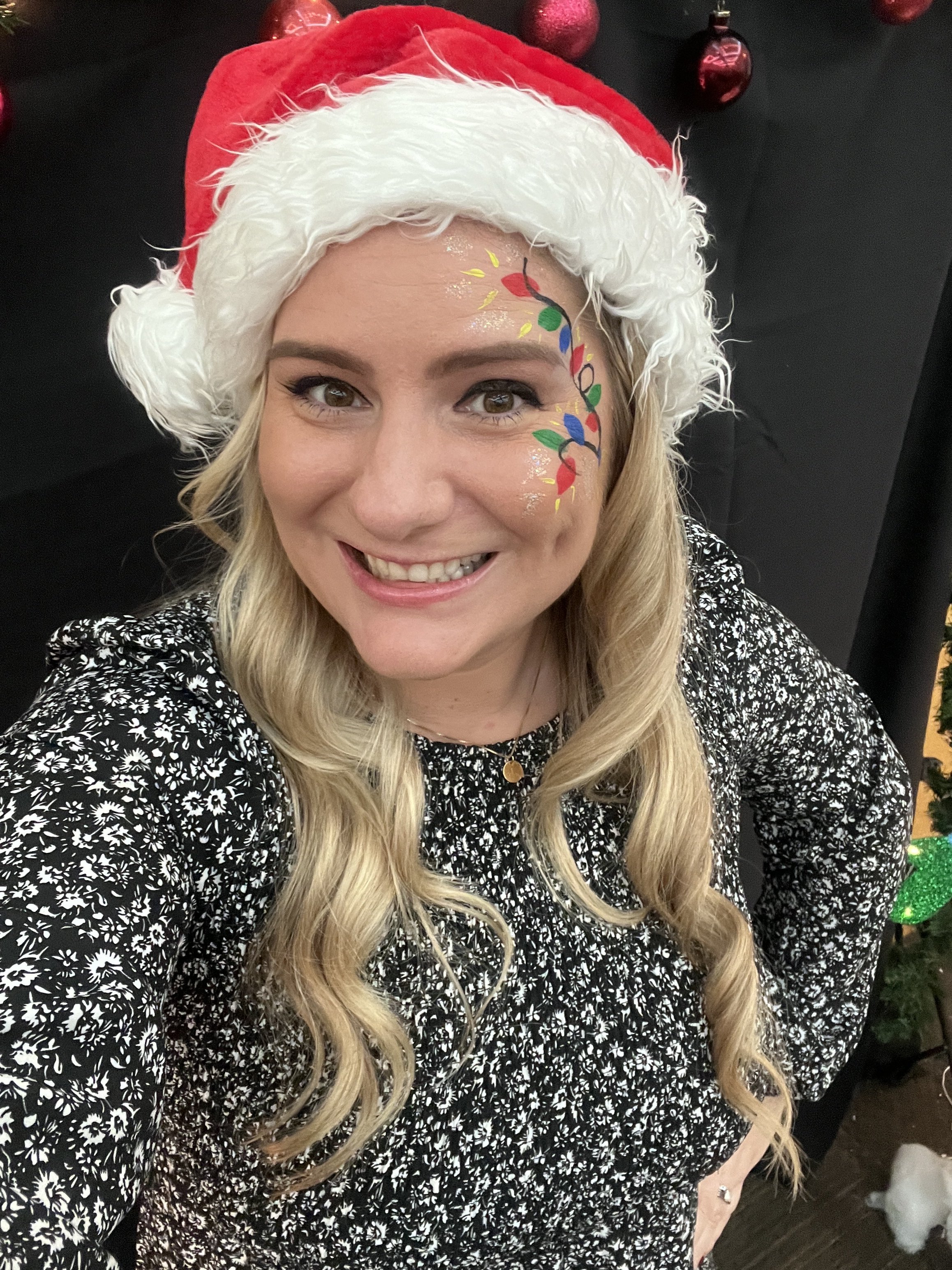 Face painting at a Sacramento corporate event.