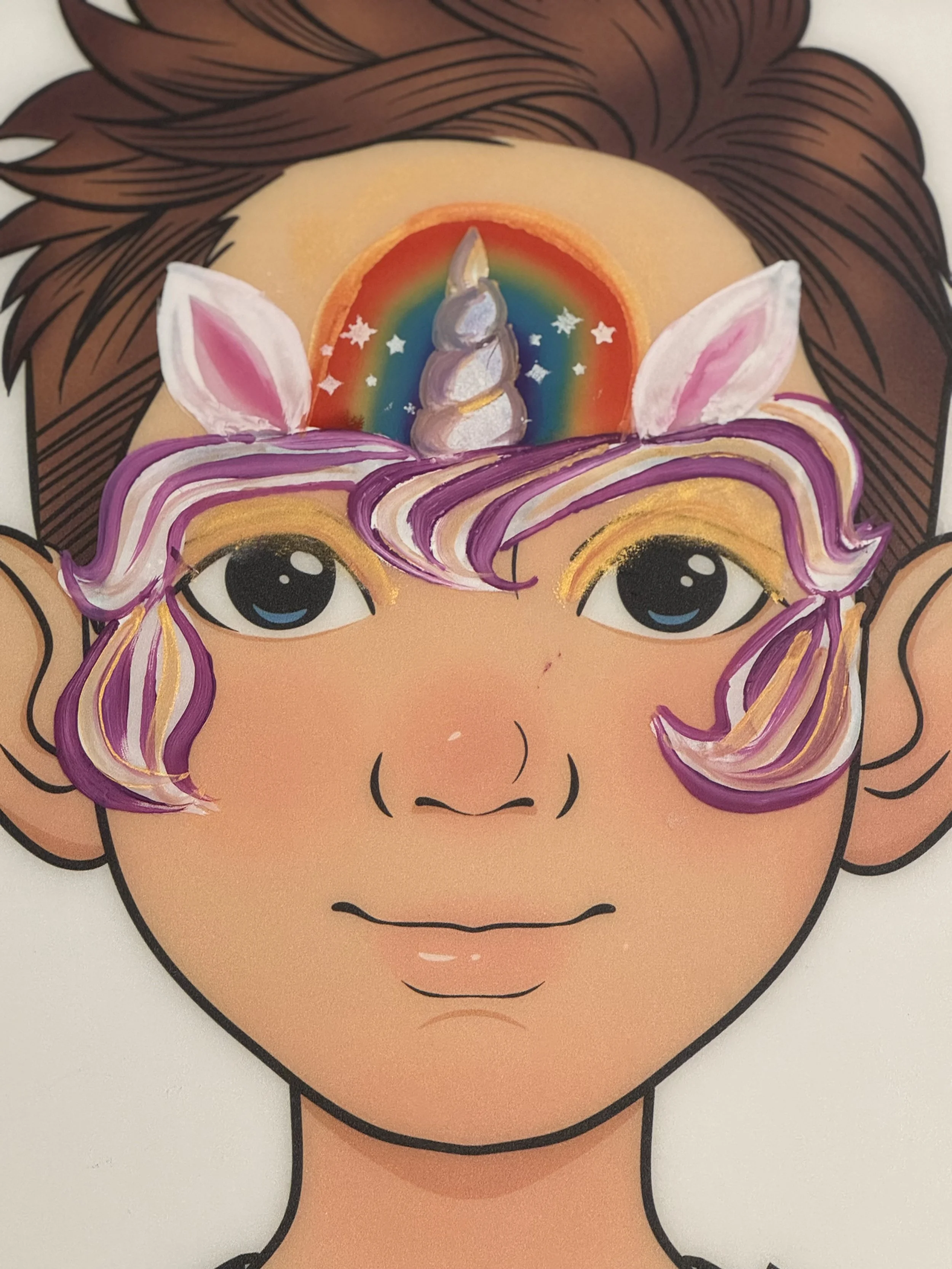 Unicorn mask, but yours will have glitter.