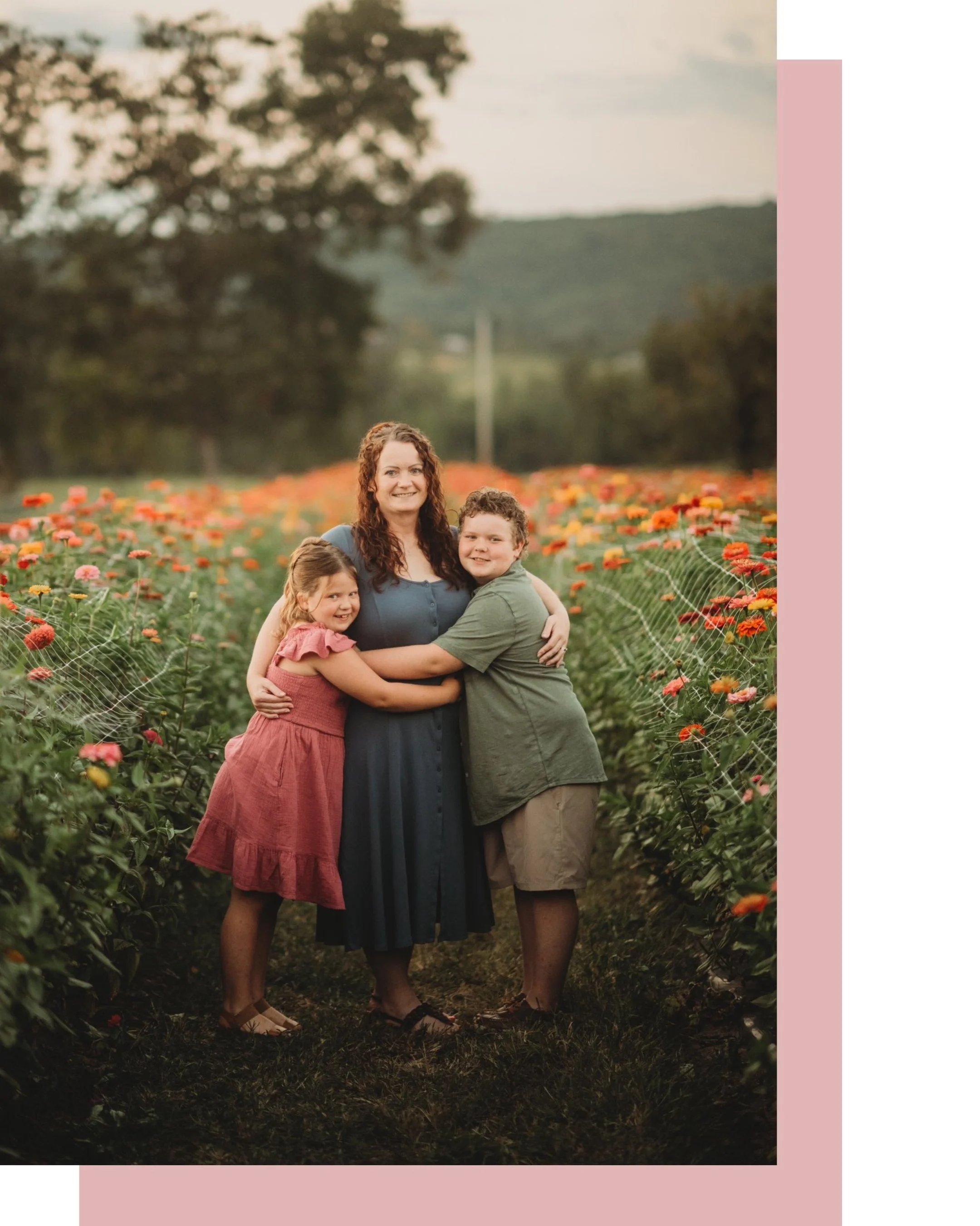 Kristen Phillips and her children