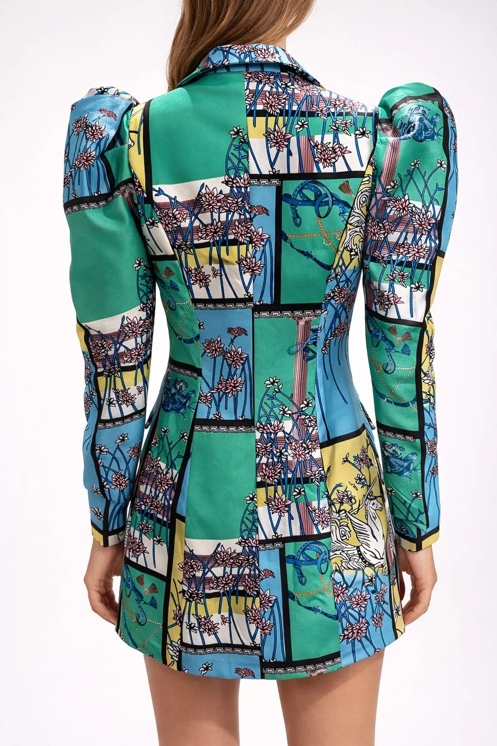 Emerald Riverie, Blazer Dress, Italian Designers, Rückansicht.jpeg