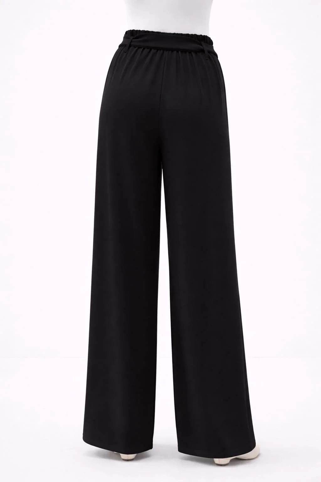 Eclipse Silhouette, schwarze Palazzo Hose, Italian Designers, Rückansicht.jpeg