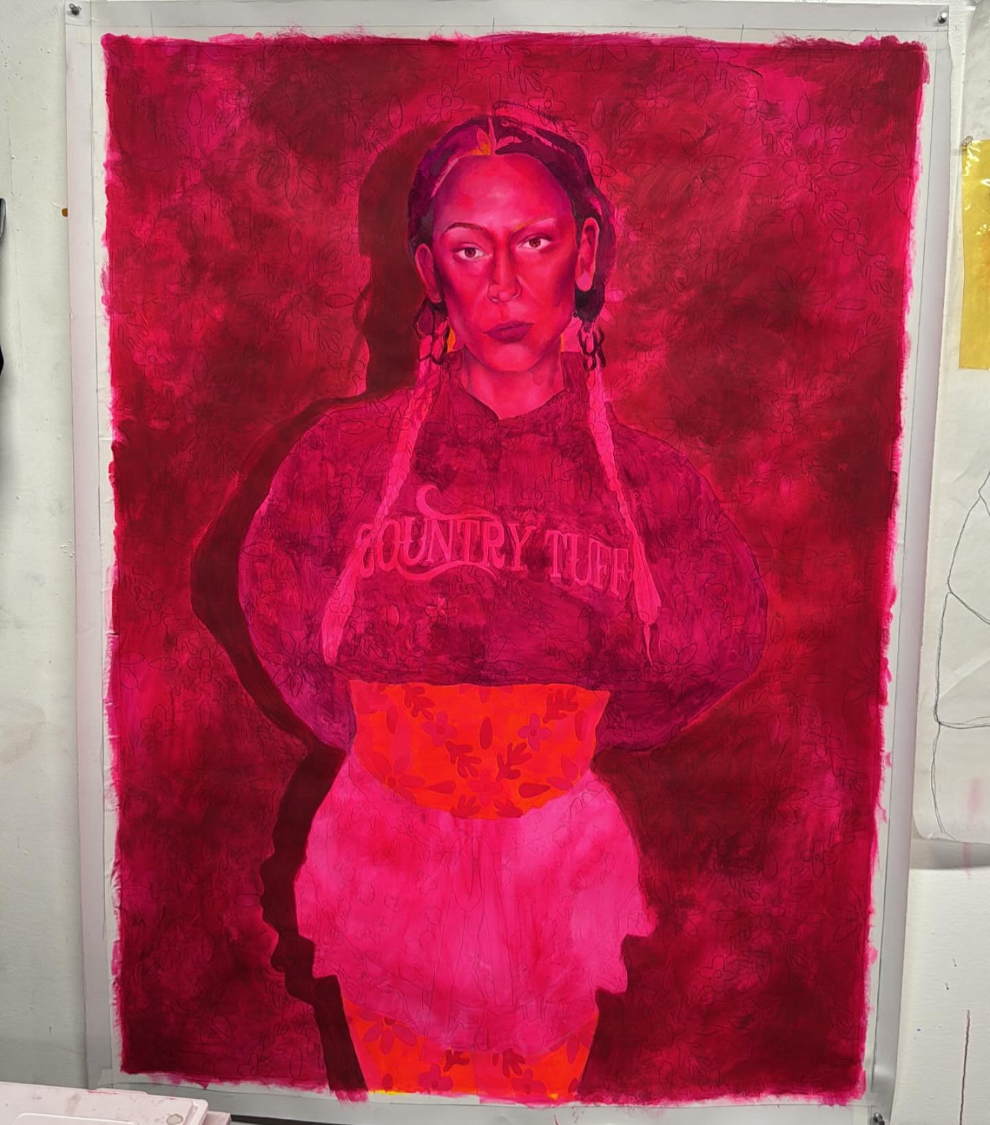 Reconnecting with paint! 

#selfportrait #painting #wip #studio #persona