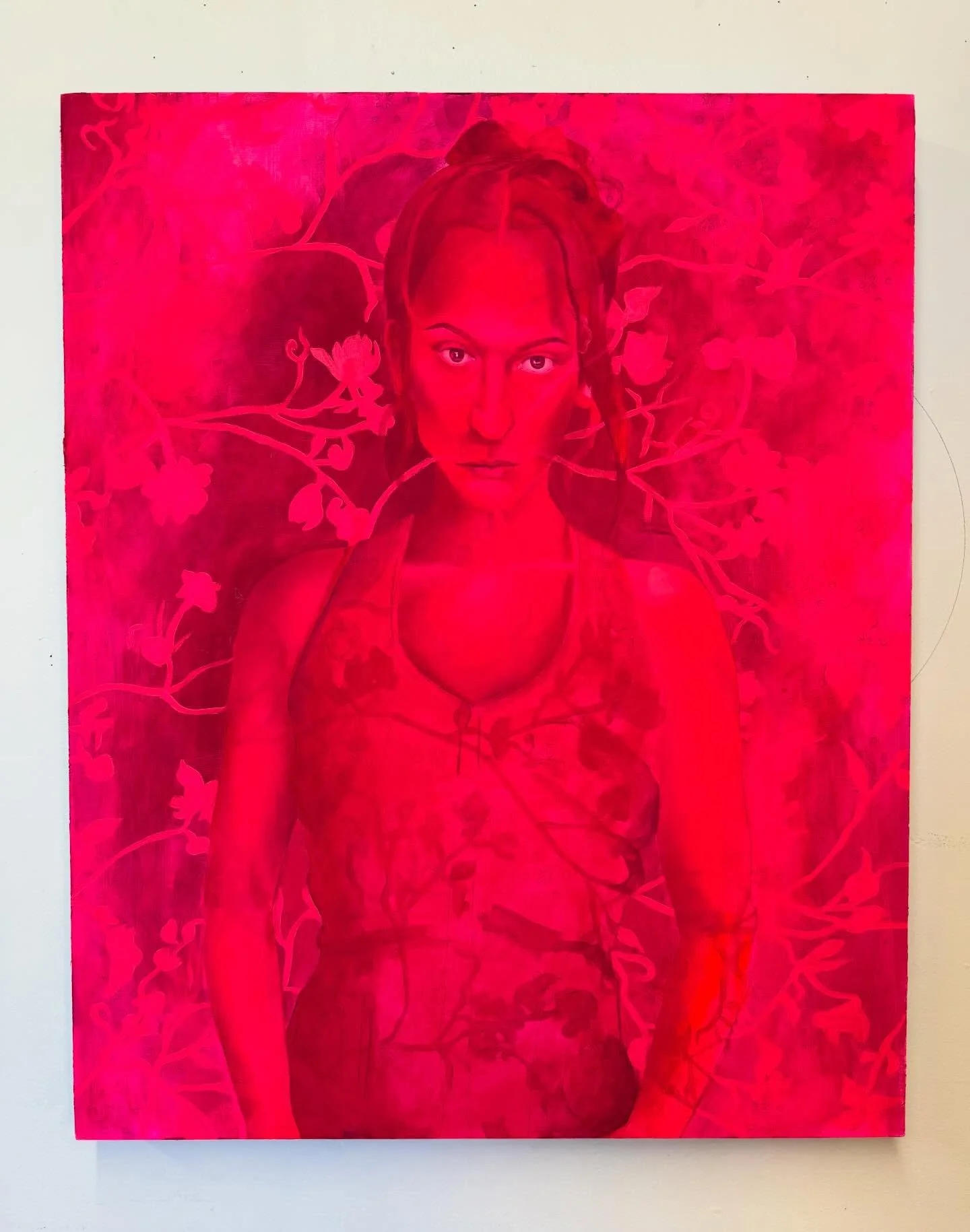 Studio today ✨💗 

#wip #painting #pinkpinkpink