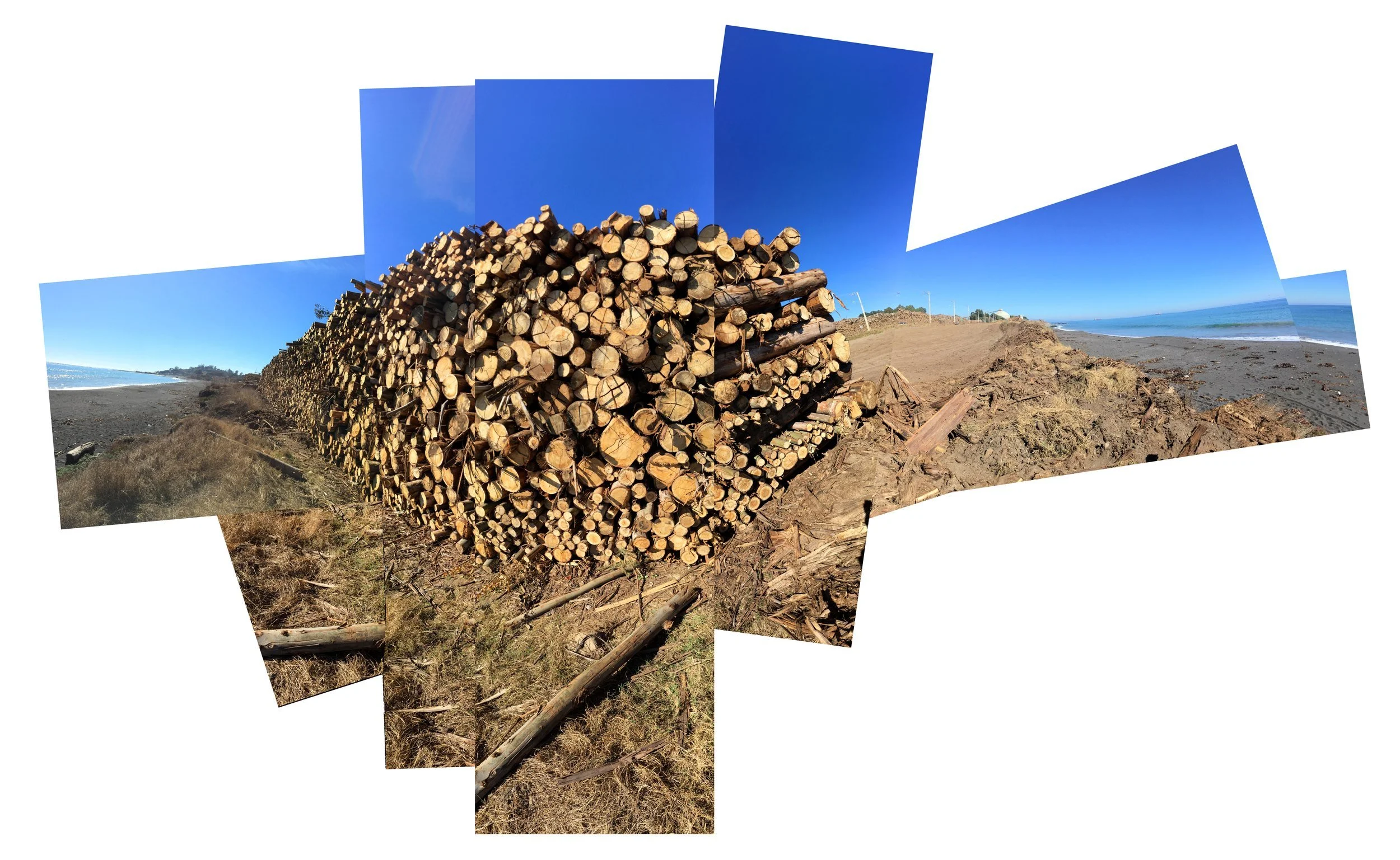 Ruma panorámica desordenada