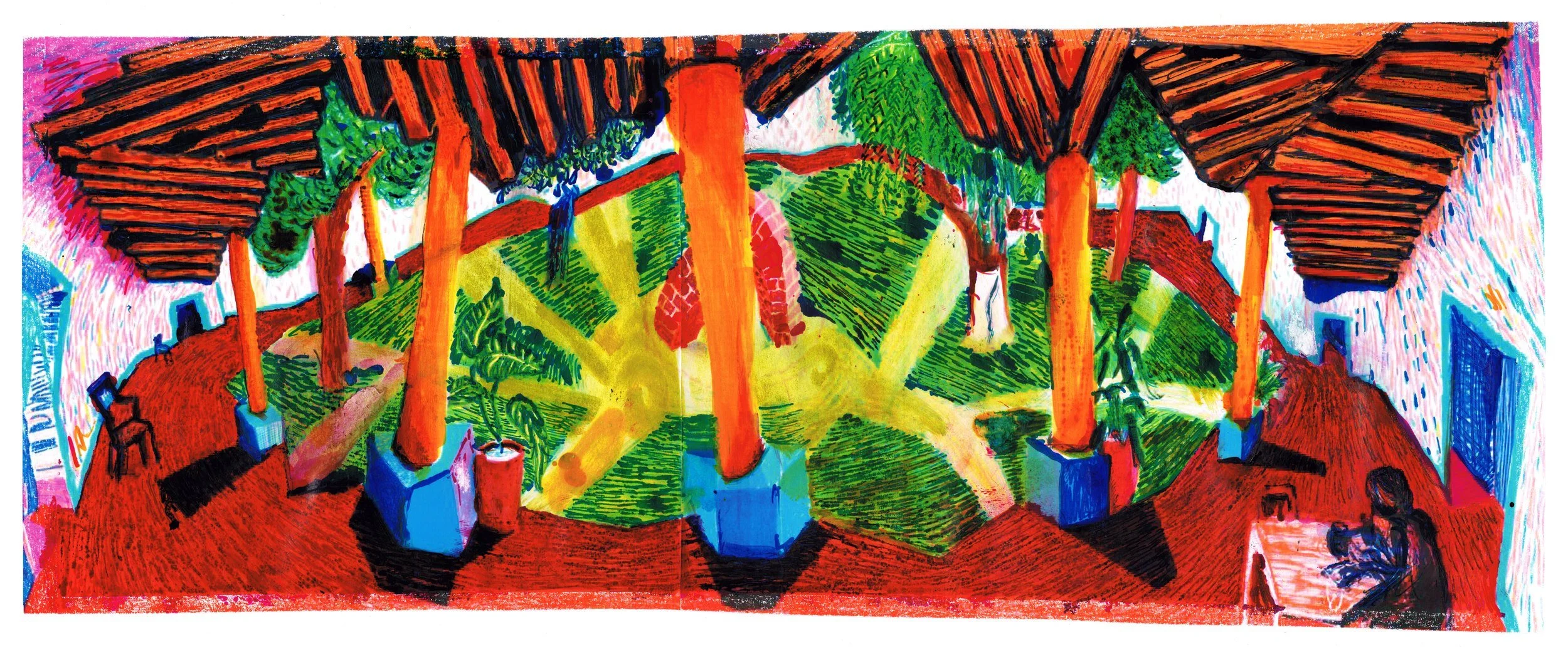 Super hockney intervenido
