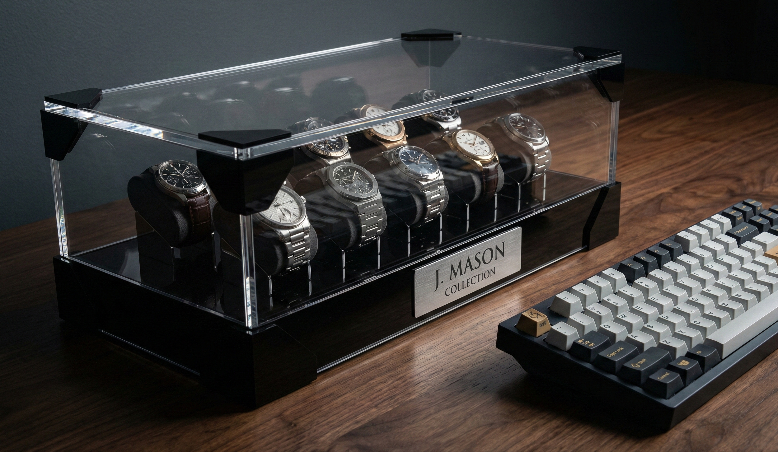 Custom Acrylic Display Case Phoenix - Retail Displays and Collector Boxes by Vector Brothers.