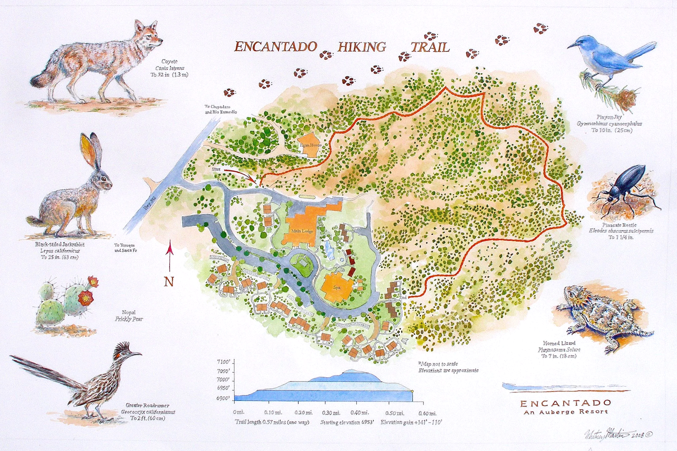 Auberge Resort Map