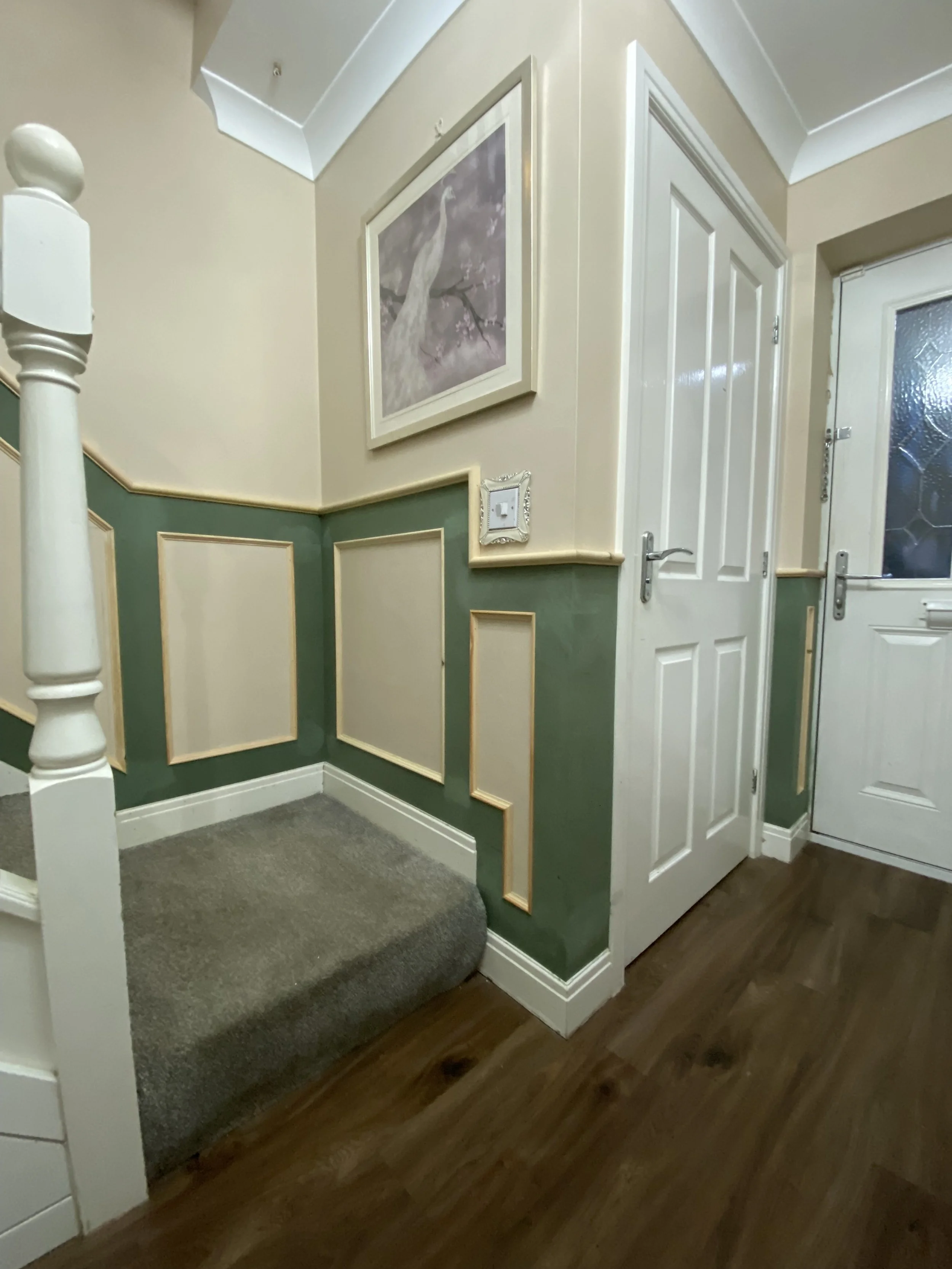Bespoke hallway joinery and wall panelling in Blackpool homes