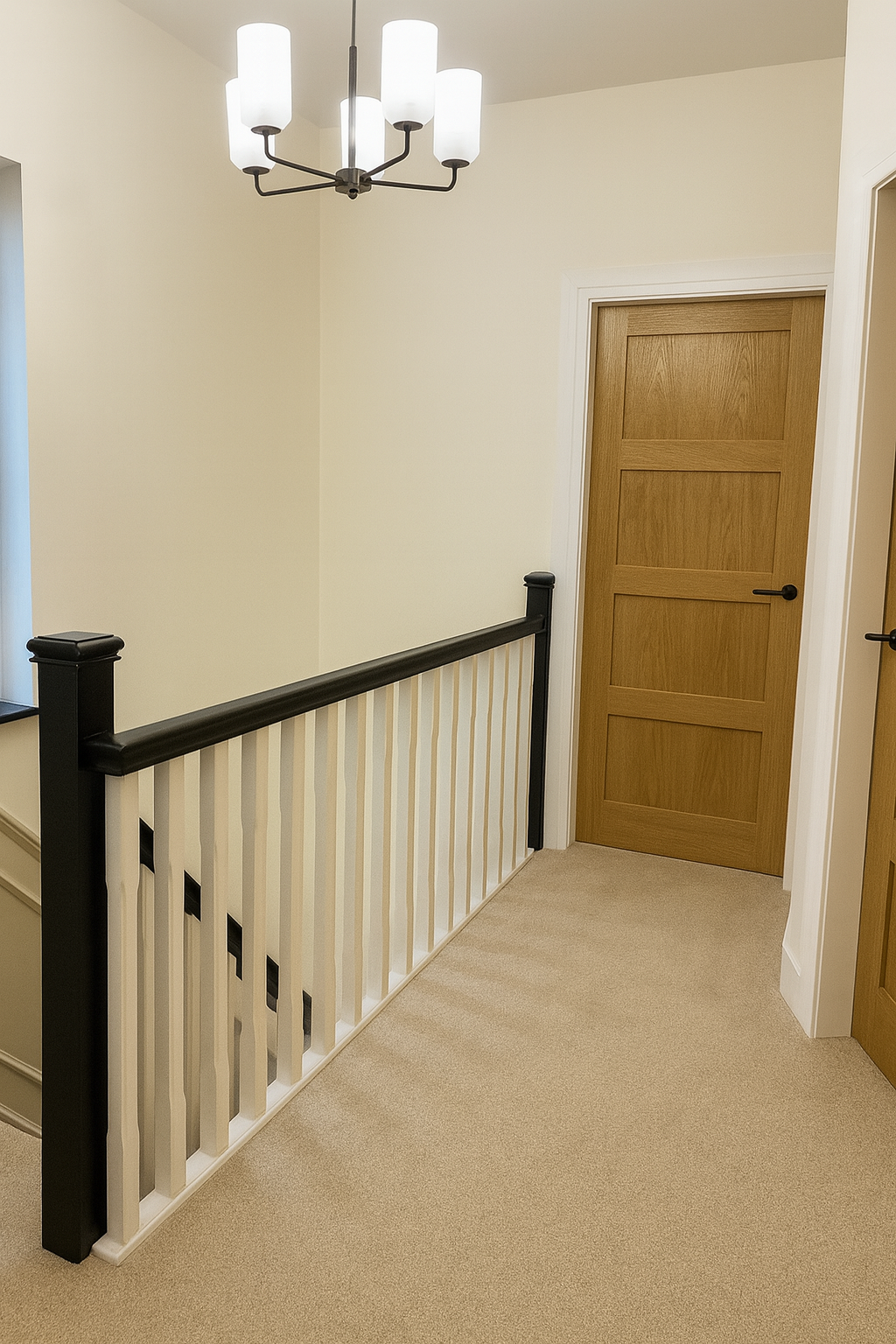 Bespoke staircases, balustrades and landing joinery in Blackpool homes
