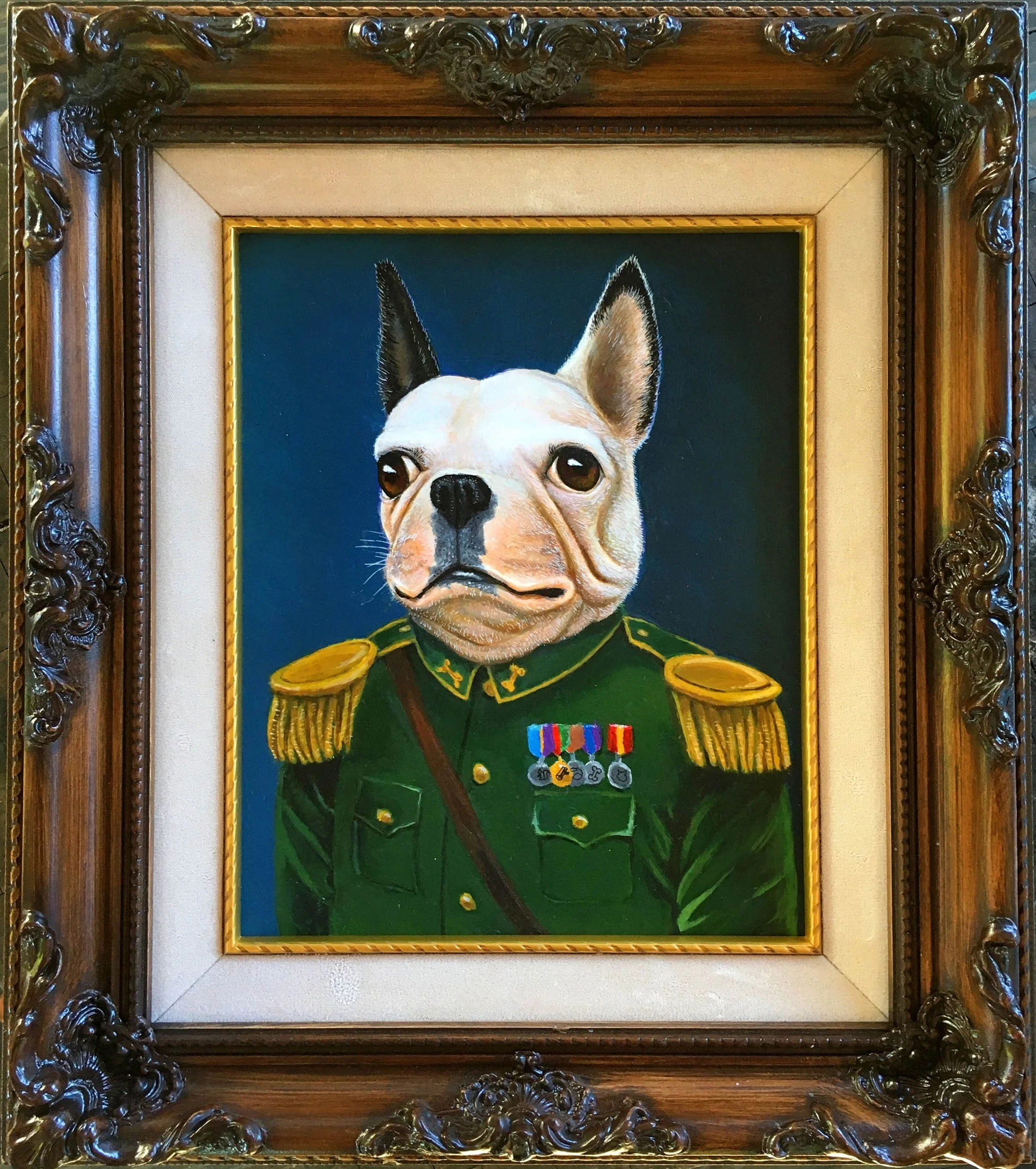 Theo Von Panzerhund - 8" x 10" acrylic on watercolor paper
