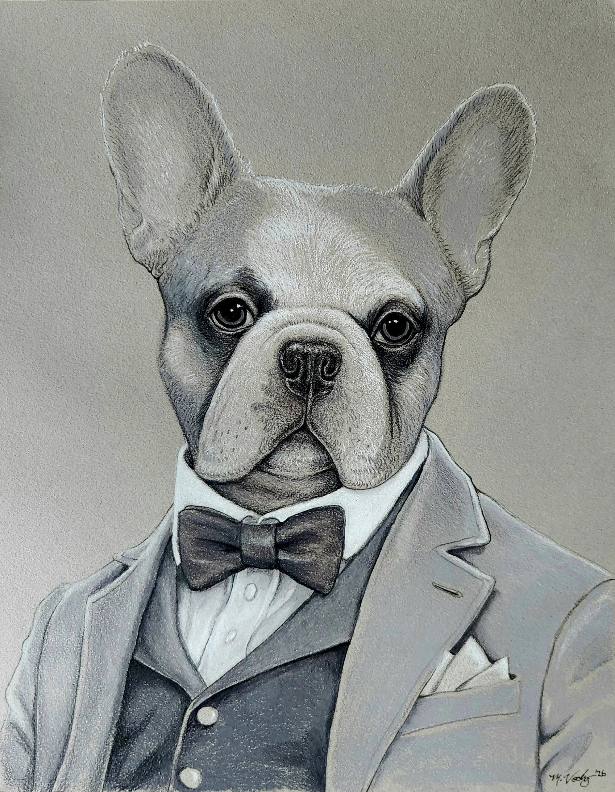 "Hank" 11" x 14"  prismacolor on 90 lb paper