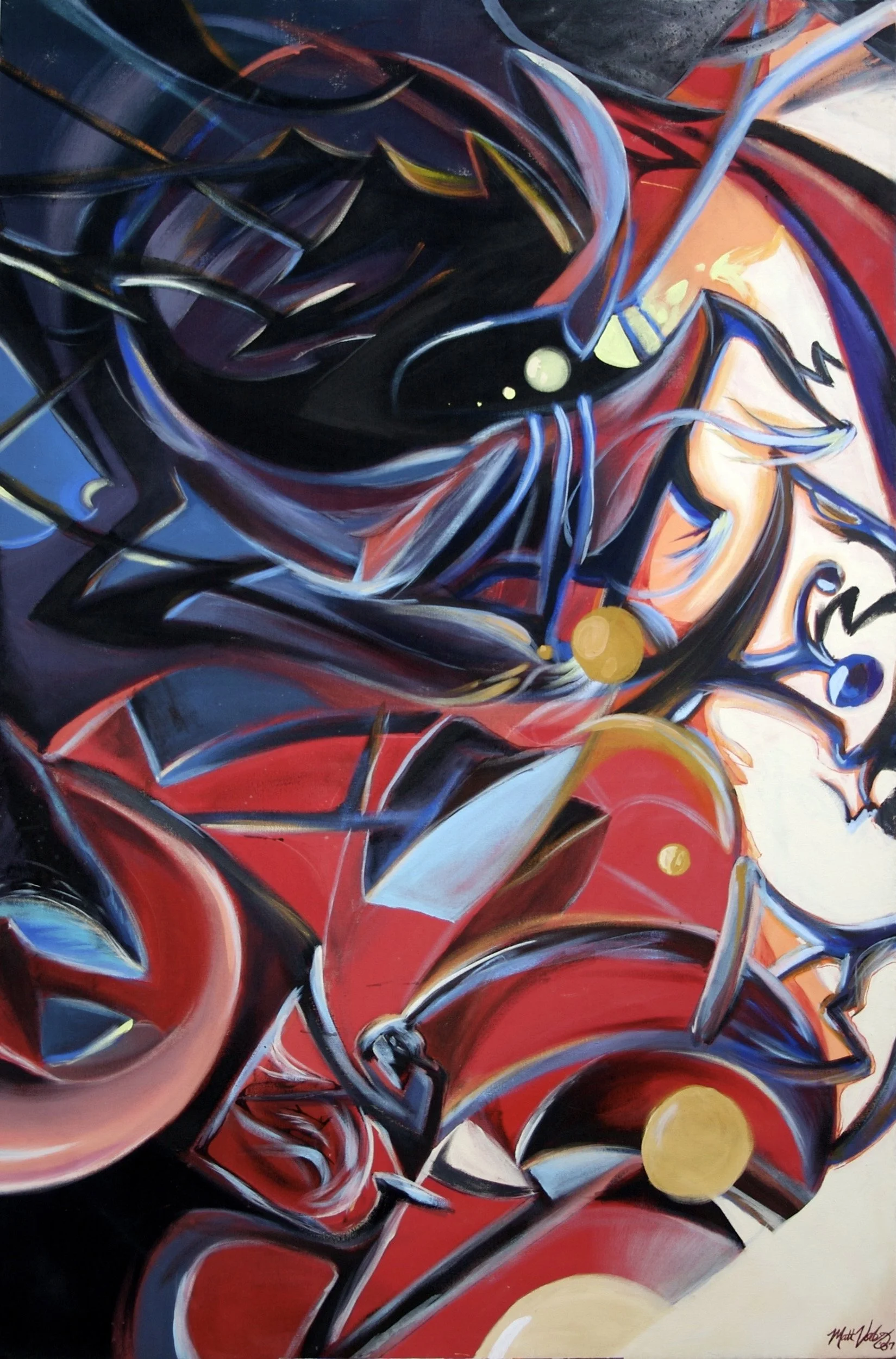 Turbulence - 48" x 60" acrylic on canvas