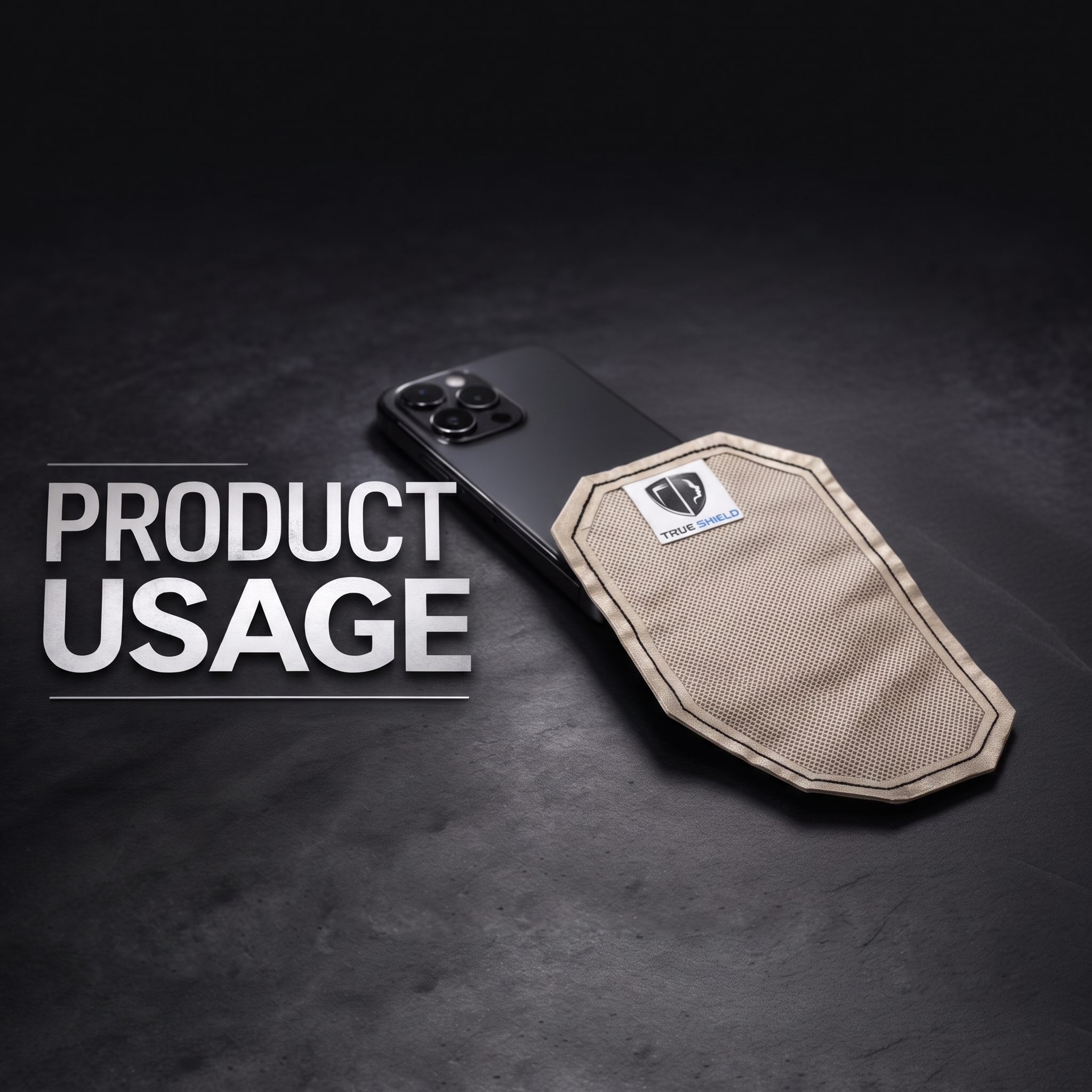 EMR radiation protection smartphone pocket insert and Faraday shield for cell phone signal and wireless frequency blocking.