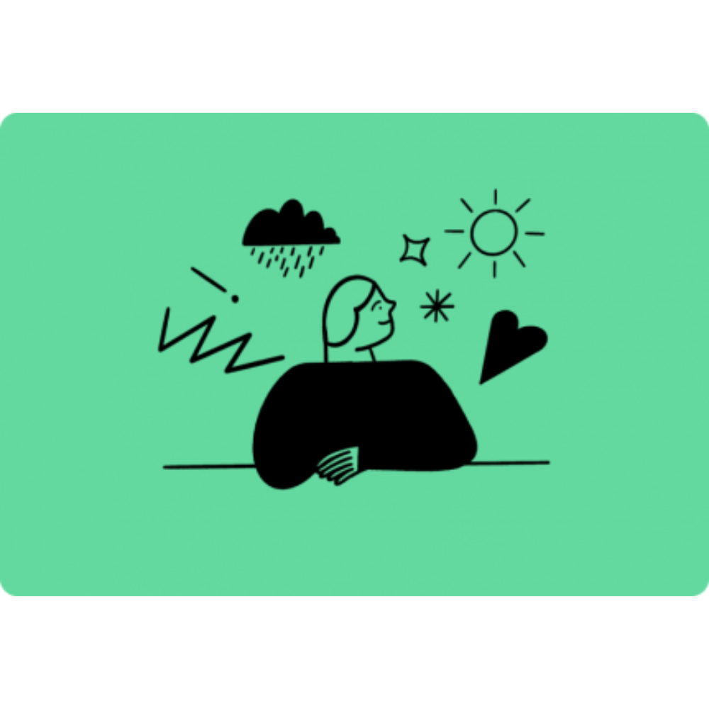 Circular arrows forming a continuous cycle in green, orange, and blue, symbolizing recycling or sustainability.