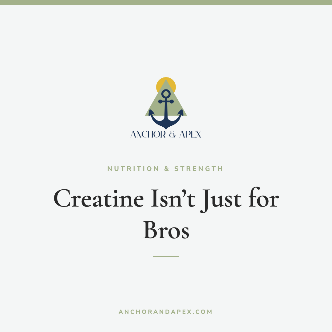 Creatine Isn’t Just for Bros: What It Actually Does for Women