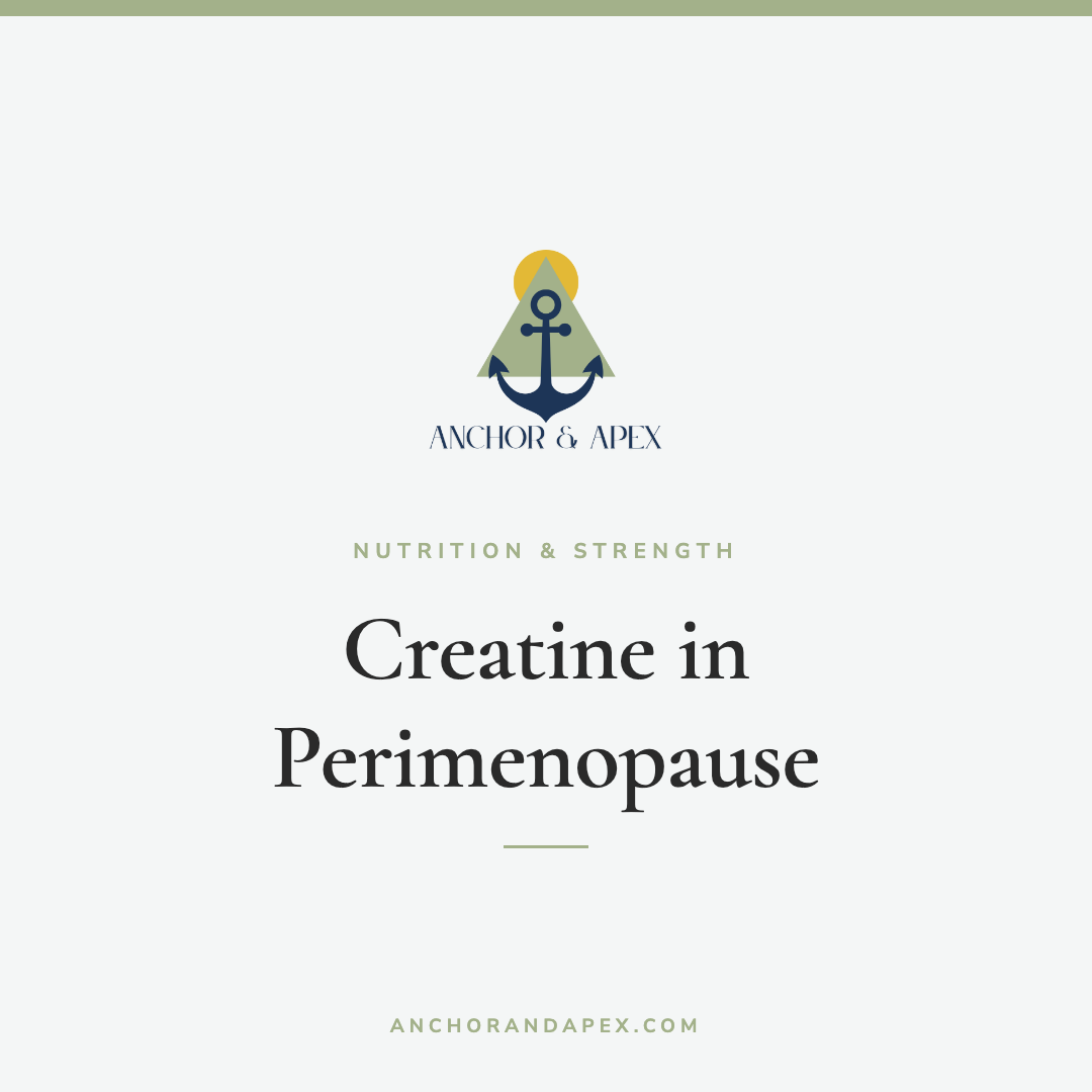 Creatine in Perimenopause: What It Actually Does (and the Bone Myth Worth Busting)