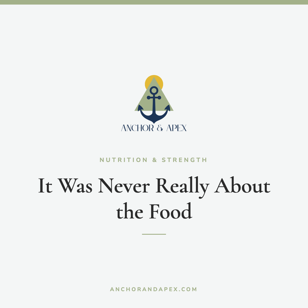 It Was Never Really About the Food