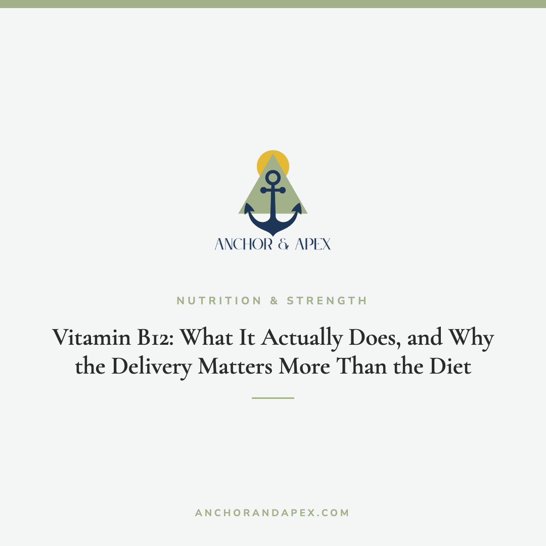 Vitamin B12: What It Actually Does, and Why the Delivery Matters More Than the Diet