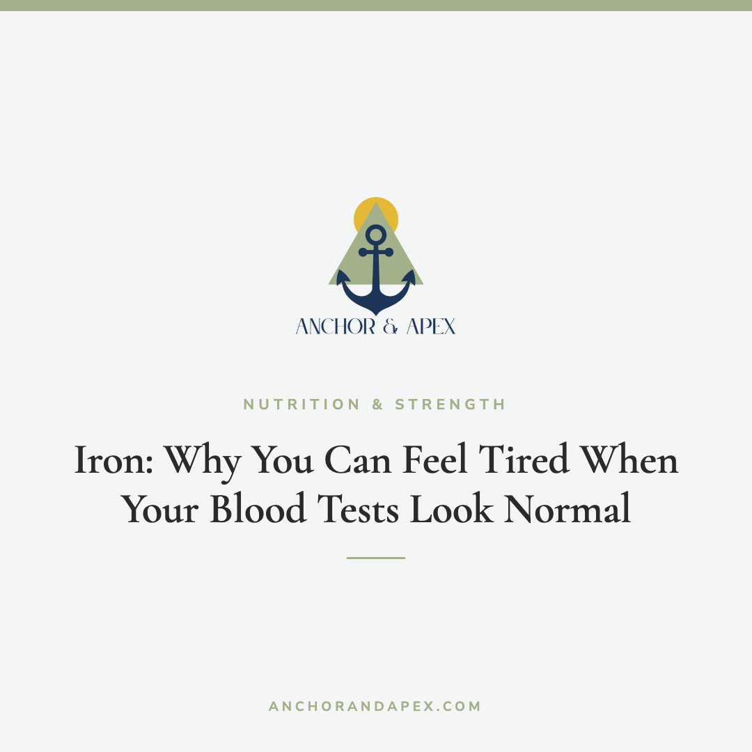 Iron: Why You Can Feel Tired When Your Blood Tests Look Normal