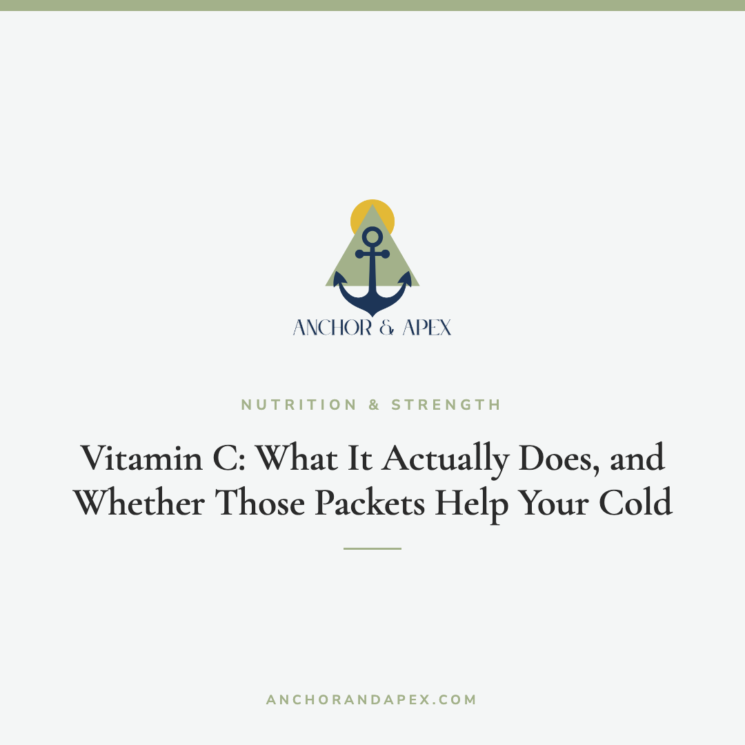 Vitamin C: What It Actually Does, and Whether Those Packets Help Your Cold