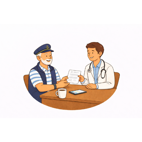 Vrouw met rijbewijs of identificatiekaart naast haar.