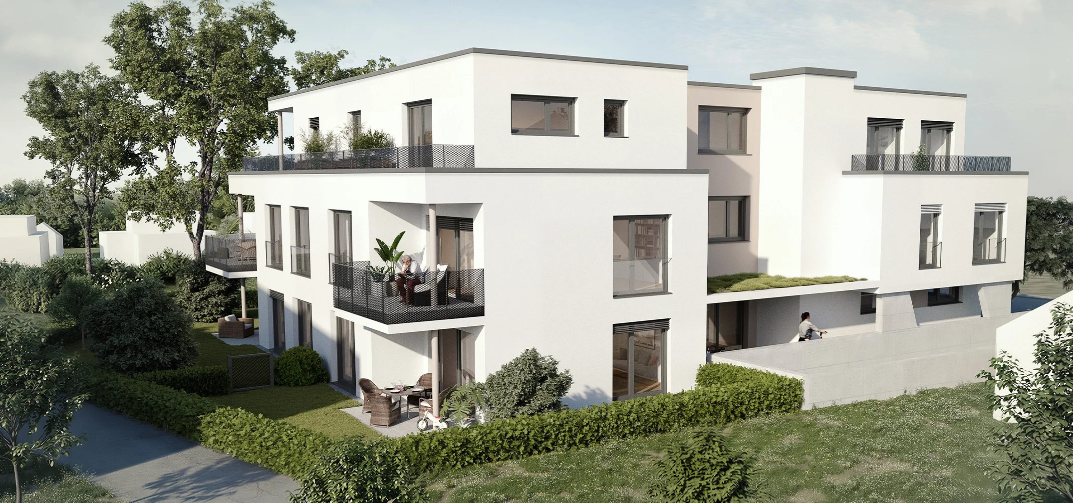 Außenvisualisierung, Blick von Osten