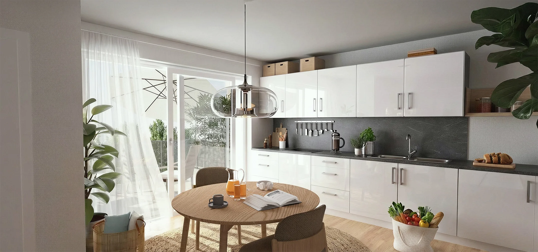 Innenvisualisierung, Wohneinheit Obergeschoss